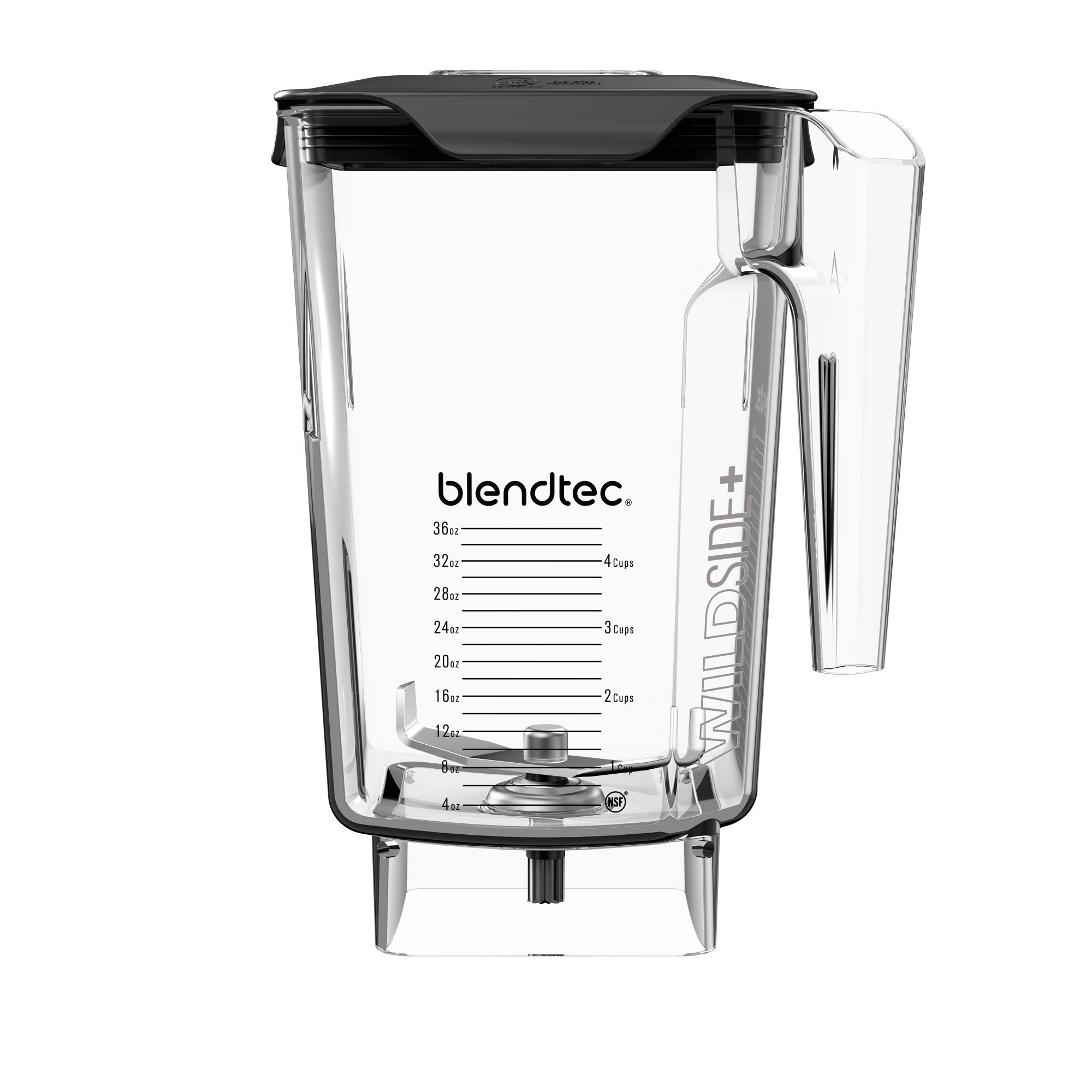 Blendtec Commercial WildSide Blender Jar - 3 Quart (96 oz) with Secure Latching Lid for Smoothies, Soups & Nut Butters | Perfect for Restaurants, Juice Bars & Home Kitchens