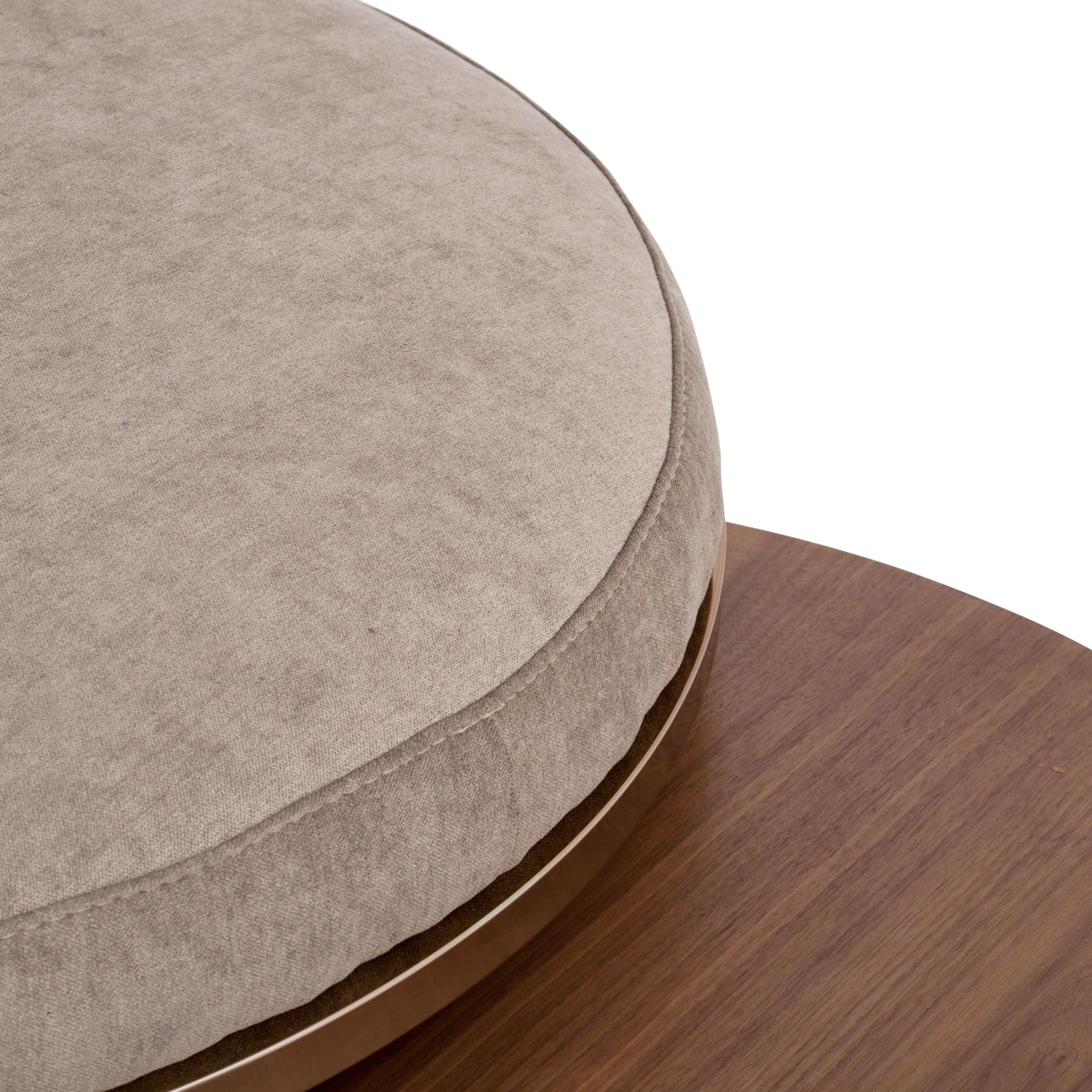 Amy Modern Nesting Coffee Table Set of 2 - Champagne Gold Finish - Space Saving Living Room Furniture for Small Spaces - Perfect for Apartments, Condos & Home Decor