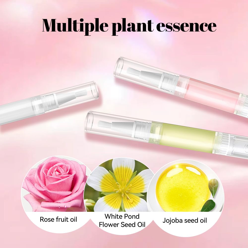 Radiant Nail Growth Oil Pen - Nail Strengthener & Cuticle Oil for Moisturizing, Strengthening & Brightening Nails | Perfect for At-Home Manicures & Professional Nail Care