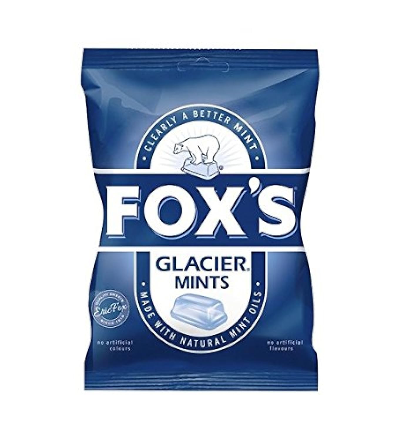 Fox's Glacier Mints Bulk Pack - 6 Bags (200g/7oz Each) | Refreshing Peppermint Candy for Office, Travel & Fresh Breath | Classic British Sweets for Gifts & Parties