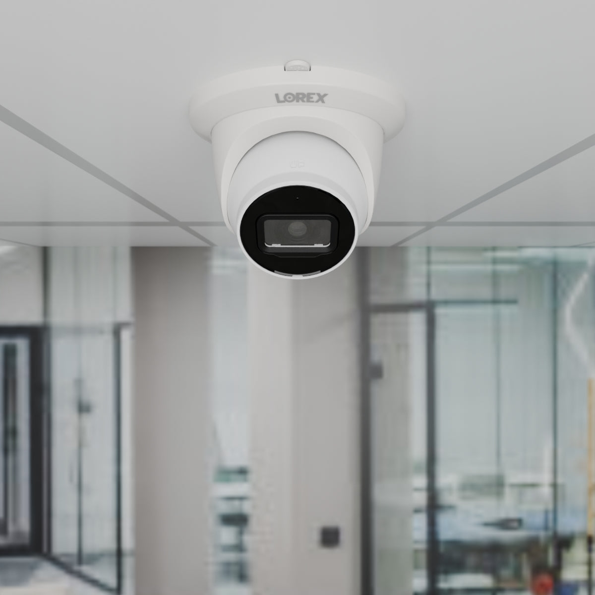 Lorex A4 4MP IP Wired Turret Security Camera with Two-Way Audio & Smart Motion Detection - Indoor/Outdoor Home & Business Surveillance System