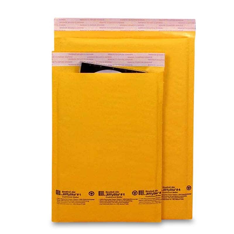 100 Pack 8.5 Inch Bubble Mailers for Shipping - Durable Jiffy Padded Envelopes Bulk | Perfect for Ecommerce, Small Business & Online Sellers
