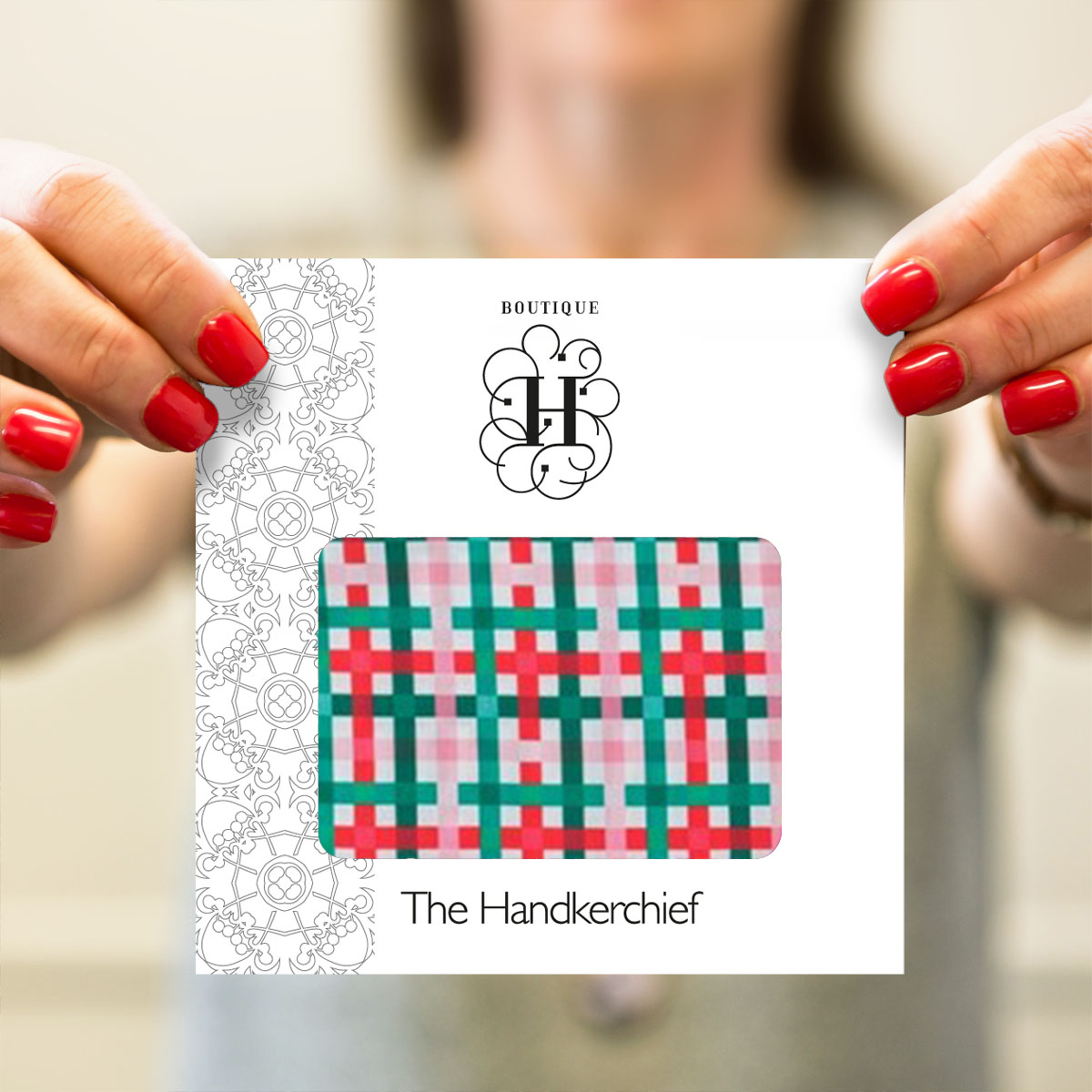 Checked Christmas Sweater (Size S) - Cozy Holiday Knitwear for Festive Parties & Family Gatherings