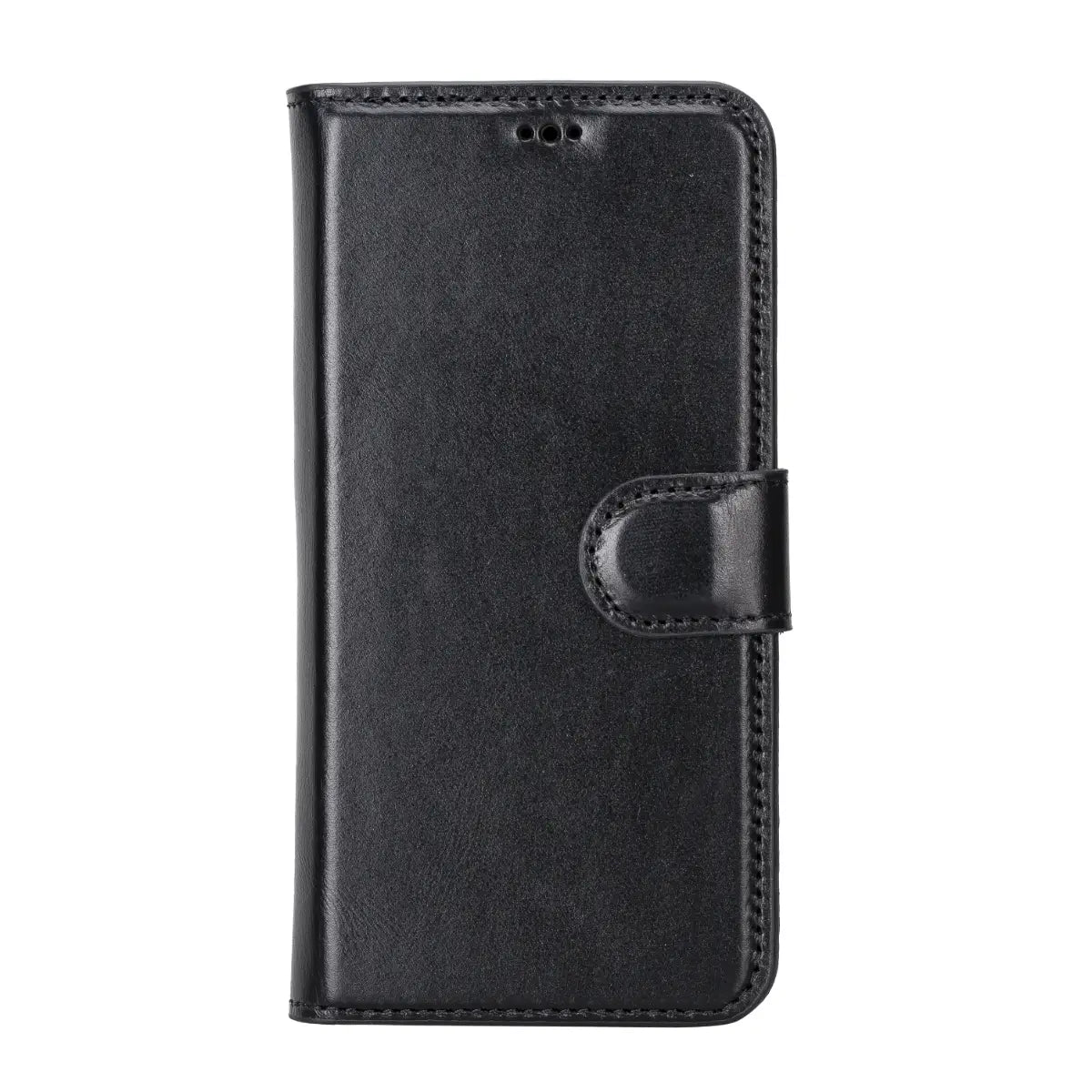 Premium Black Leather Wallet Case for iPhone 14 - Slim Protective Cover with Card Slots | Perfect for Everyday Use, Business Travel & Hands-Free Convenience