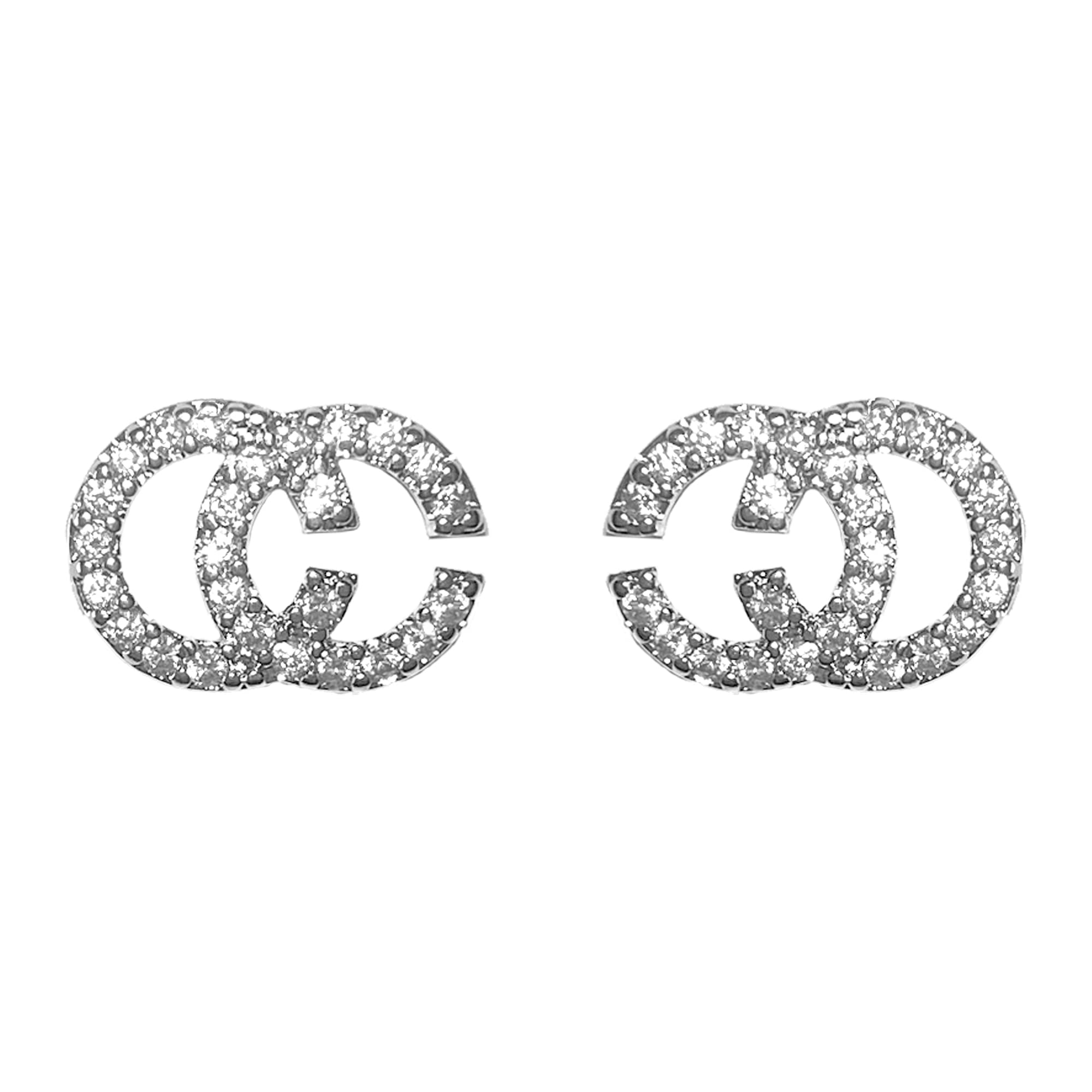 Stylish Letter C Stud Earrings for Women - Minimalist Silver C Logo Earrings - Perfect Gift for Girlfriend, Birthday, Anniversary & Everyday Wear