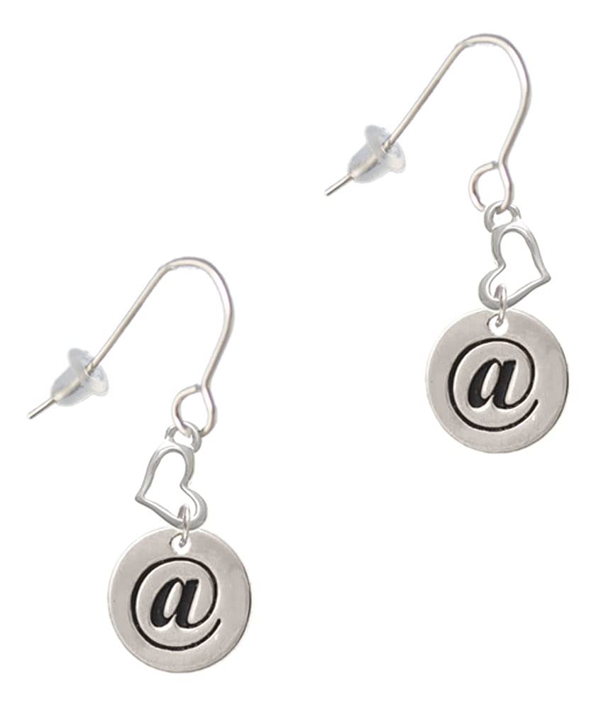 Silver Heart French Earrings – Delicate Jewelry for Women