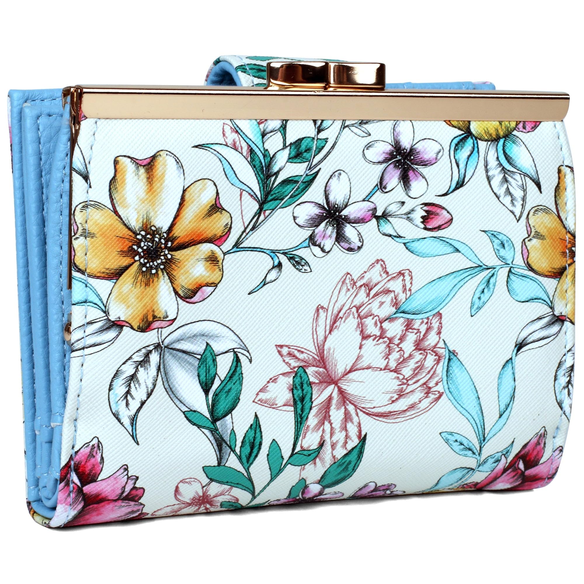 Julia Buxton Vegan Leather Lexington Wallet - Eco-Friendly & Stylish Women's Wallet for Everyday Use, Travel & Gifts | Beautiful Nature Design