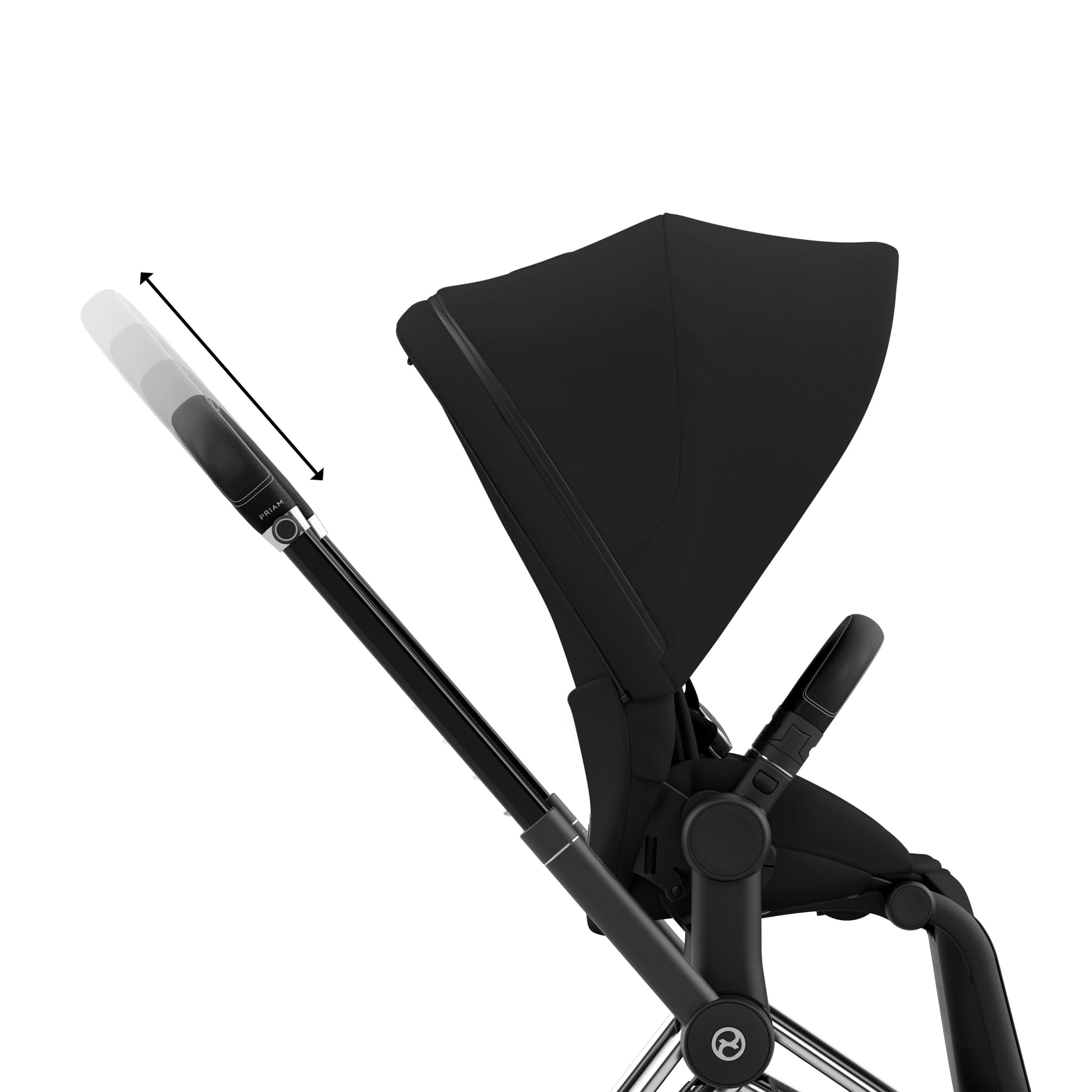 Cybex Priam 4 Luxury Stroller - Lightweight Aluminum Frame with All-Terrain Wheels | Perfect for Urban Walking, Jogging & Travel with Baby