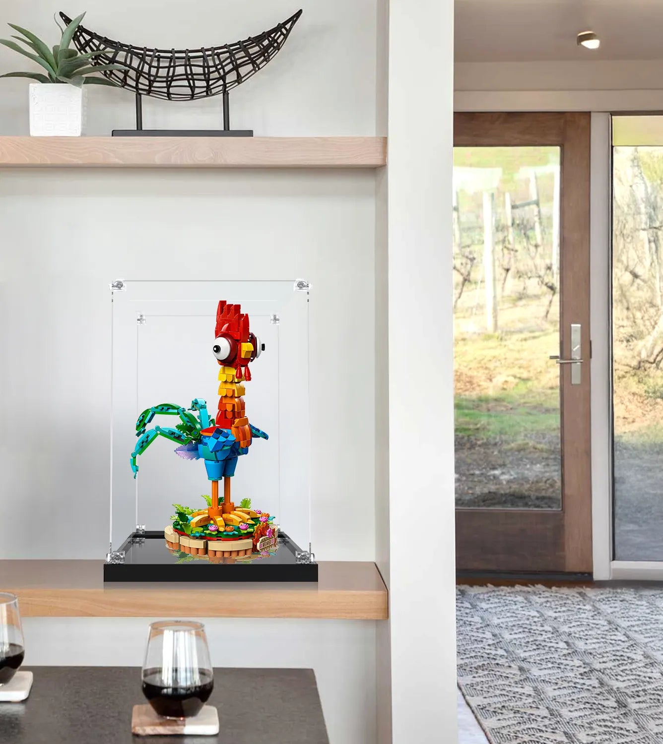LEGO® Disney™ Heihei 43272 Display Case - Clear Acrylic Showcase for Collectible LEGO Sets - Perfect for Home Decor, Office Display & Gift Giving