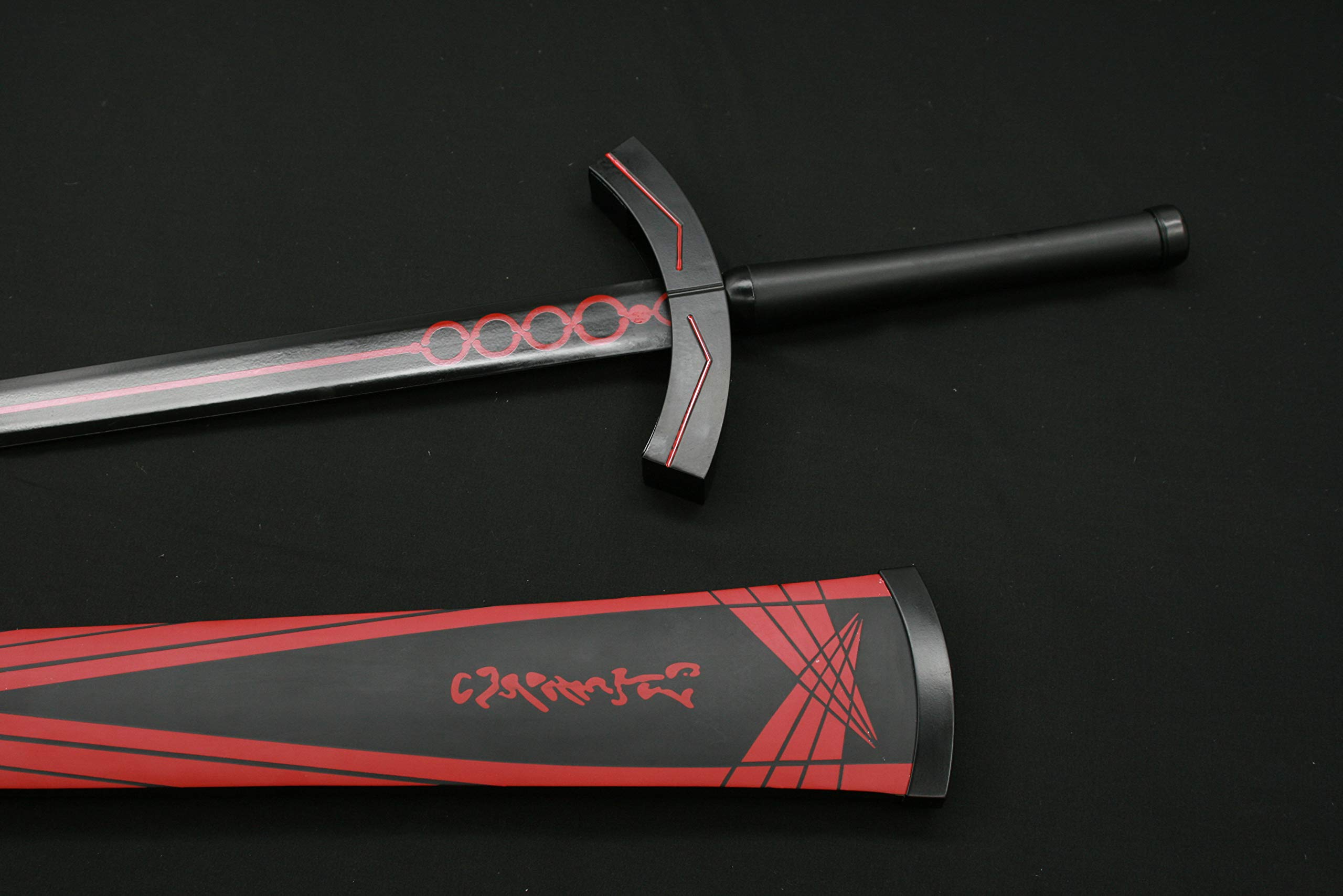 Fate Stay Night Saber Excalibur Sword - Japanese Anime Cosplay Replica - Fate Grand Order Steel Sword - Black - Perfect for Cosplay, Halloween Costumes, and Anime Collectors