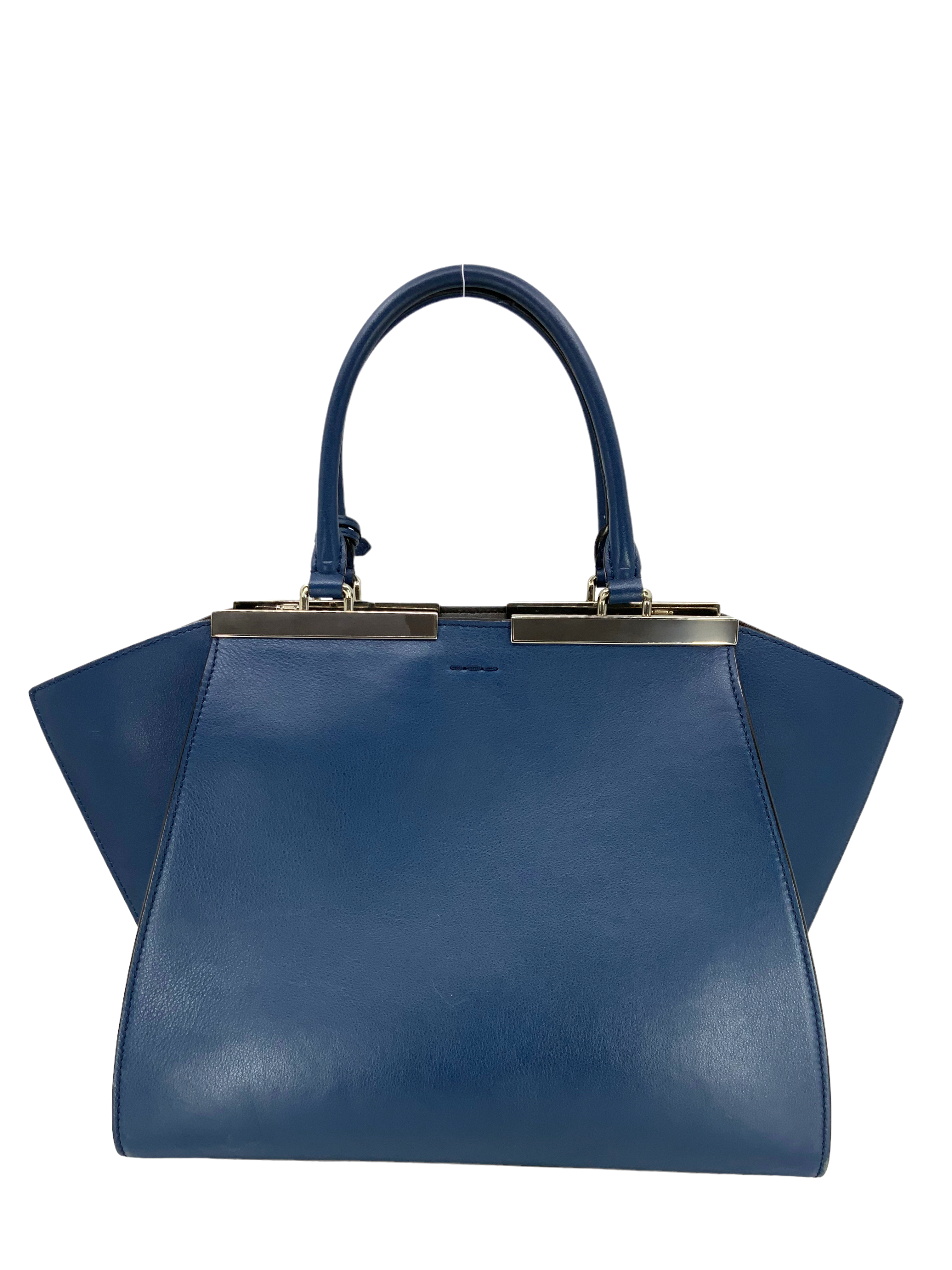Fendi 3jours Small Leather Tote Bag for Women - Luxury Designer Handbag with Trapeze Wing Design - Perfect for Work, Travel & Everyday Use
