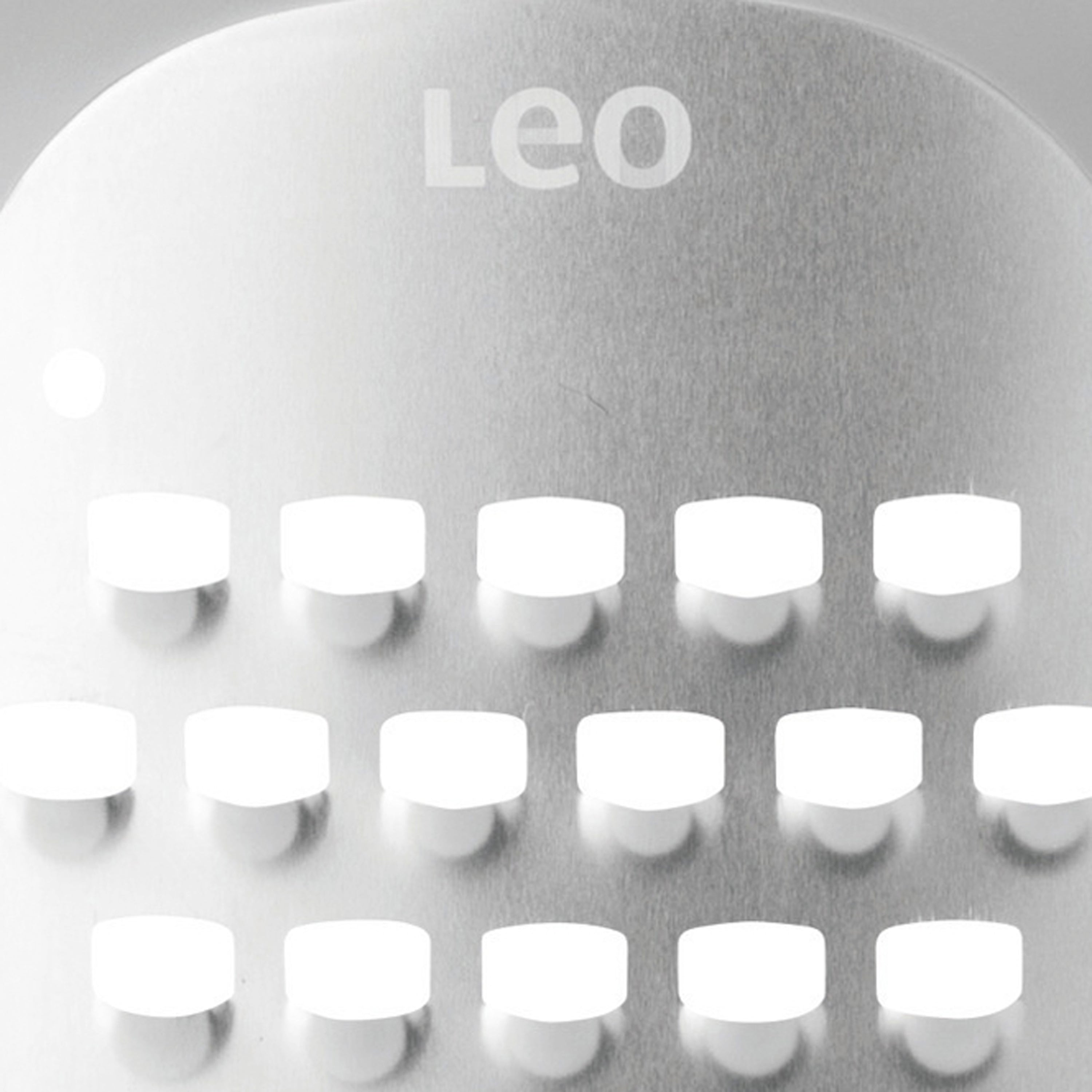 BergHOFF Leo Ultra Coarse Paddle Grater - Stainless Steel Kitchen Grater for Cheese, Vegetables & Fruits - Perfect for Cooking, Baking & Meal Prep - Gray