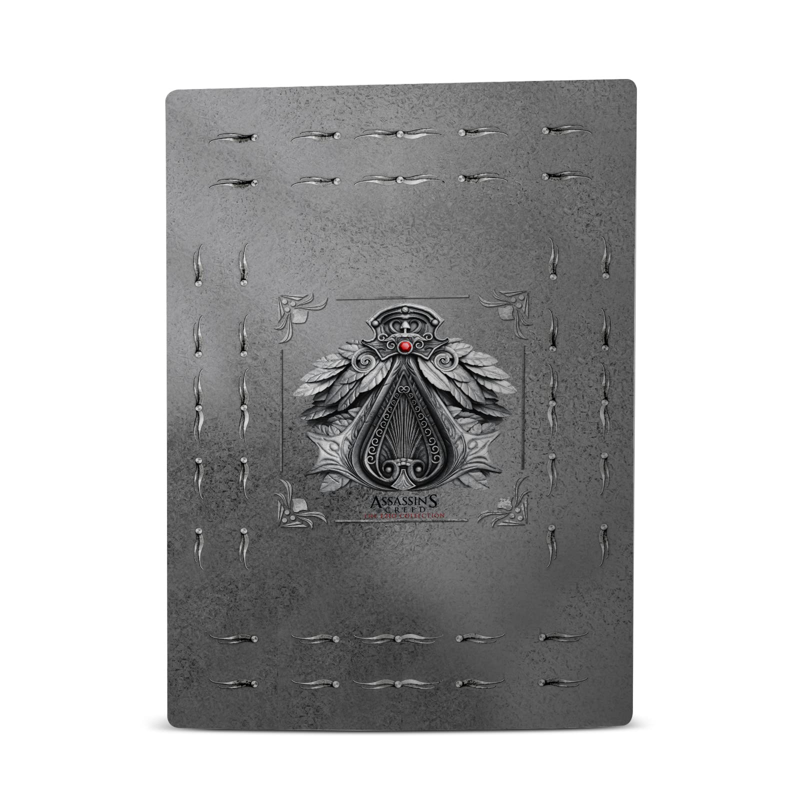 Officially Licensed Assassin's Creed Brotherhood Vinyl Skin Decal for Sony PS5 Disc Edition - Gaming Console Protective Cover with Matte Finish - Perfect for Gaming Setups, Themed Rooms & Collector Displays