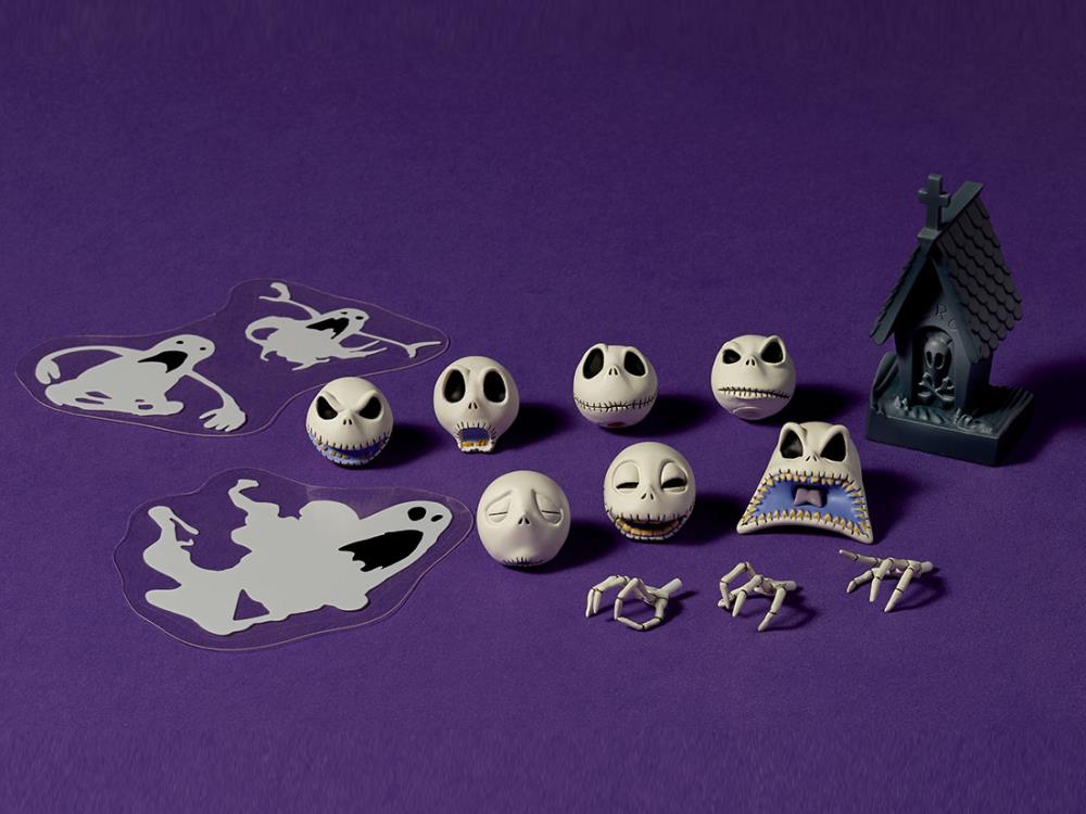 Amazing Yamaguchi Revoltech Jack Skellington Action Figure - The Nightmare Before Christmas Ver. 1.5 (NR016) - Perfect for Collectors & Movie Fans Display