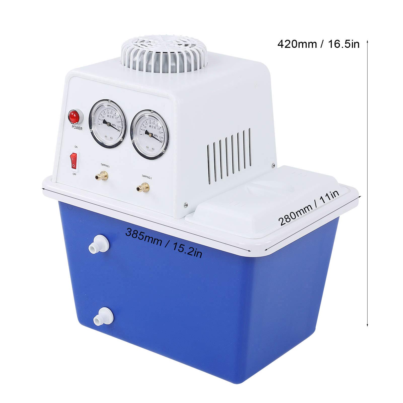 **Laboratory Water Vacuum Pump - 8M 60L/min 180W Circulating Vacuum Pump for Chemistry, Biology & Medical Labs - US Standard 110V - Ideal for Filtration, Distillation & Evaporation**