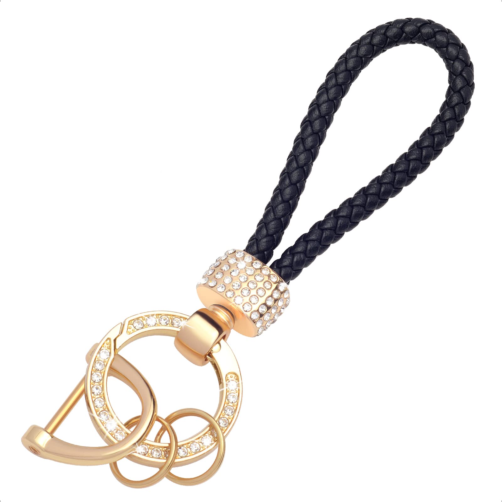 Bling Rhinestone Keychain - Stylish Key Ring for Gifts & Accessories