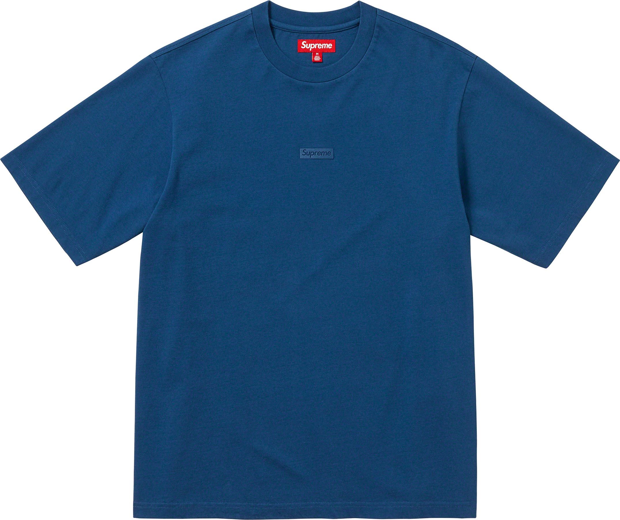 Supreme High Density Cotton Short Sleeve T-Shirt for Men - Soft & Comfortable Blue Tee - Perfect for Casual Wear, Street Style & Everyday Outfits