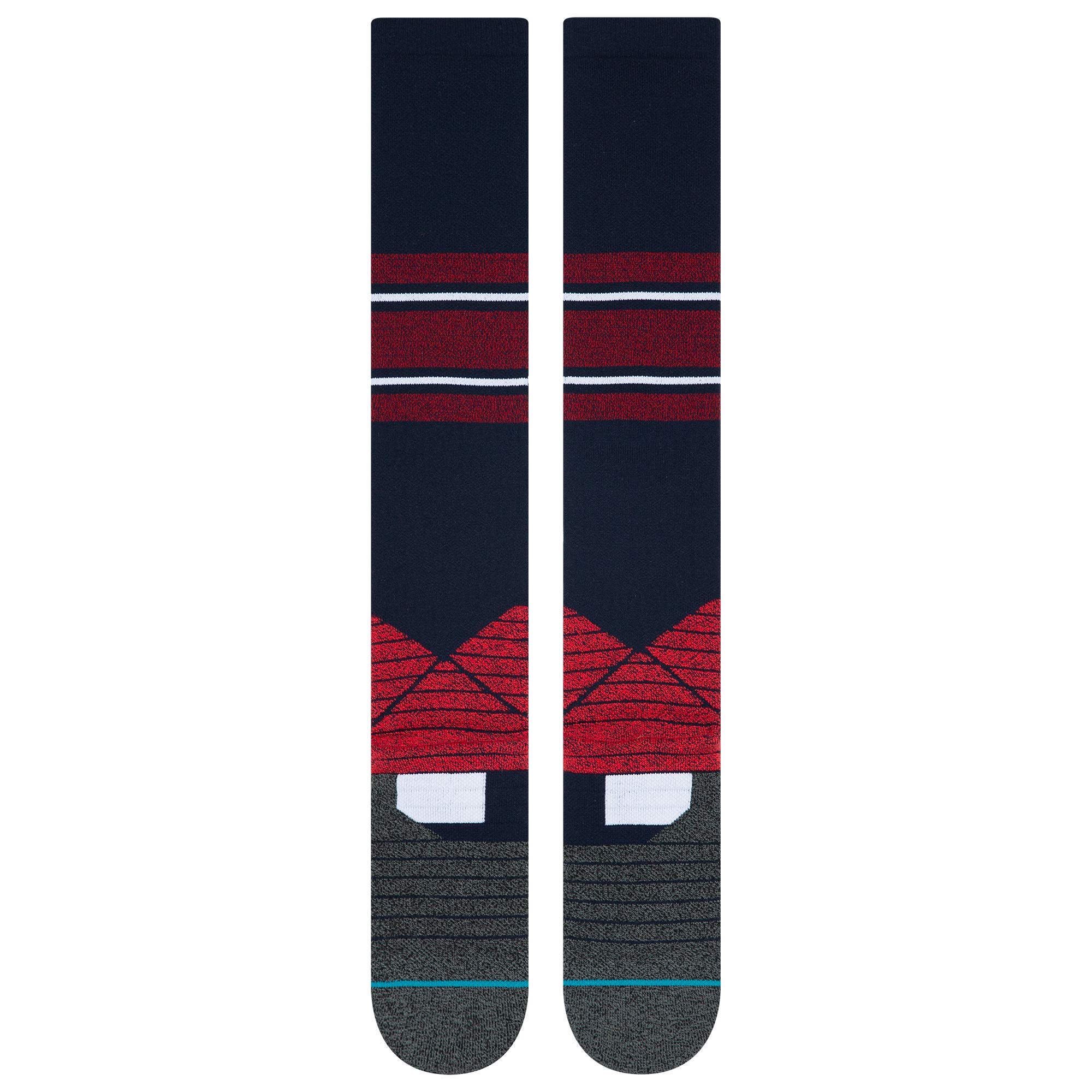 Stance Men's Diamond Pro OTC Stripe Socks - Comfortable Athletic Socks for Running, Basketball & Everyday Wear