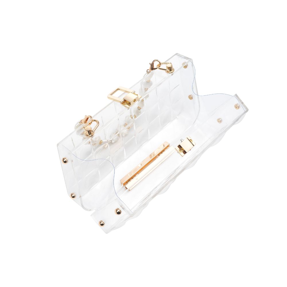 Rapsody Minaudiere Clutch - Elegant Women's Evening Bag for Parties, Weddings & Special Events | Stylish Rhinestone Embellished Small Purse