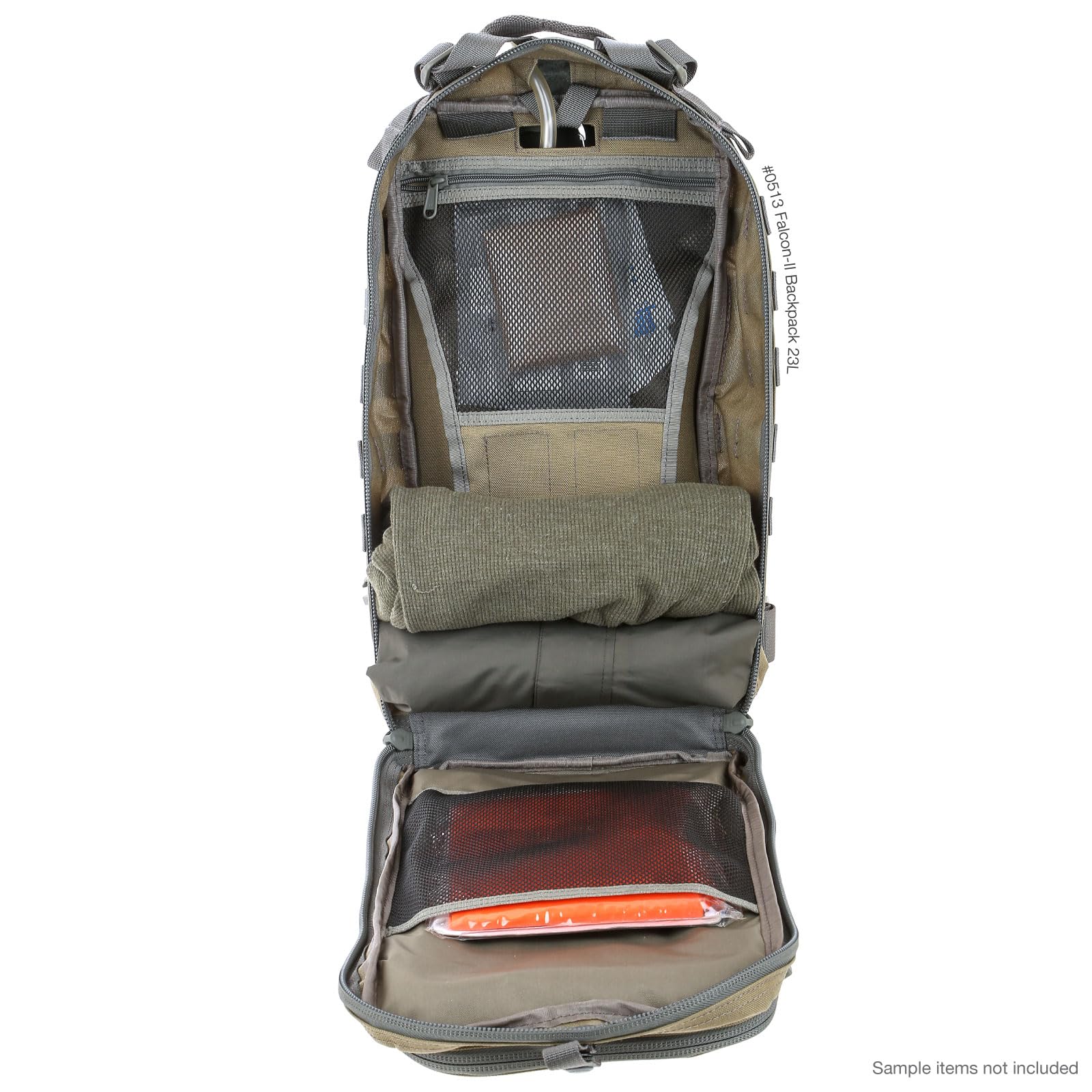 MAXPEDITION Falcon-II 23L Tactical Backpack | Military-Grade MOLLE Survival Pack | Bug Out Bag & EDC Backpack for Outdoor Adventures, Hiking & Emergency Preparedness