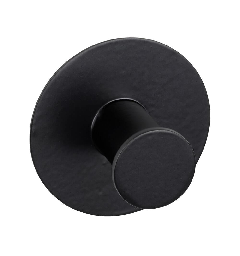 Celano Turbo Lock Hook - Heavy Duty Matte Black Hanging Hook for Wall, Door, and Ceiling - Perfect for Hanging Coats, Hats, Keys, and Home Decor
