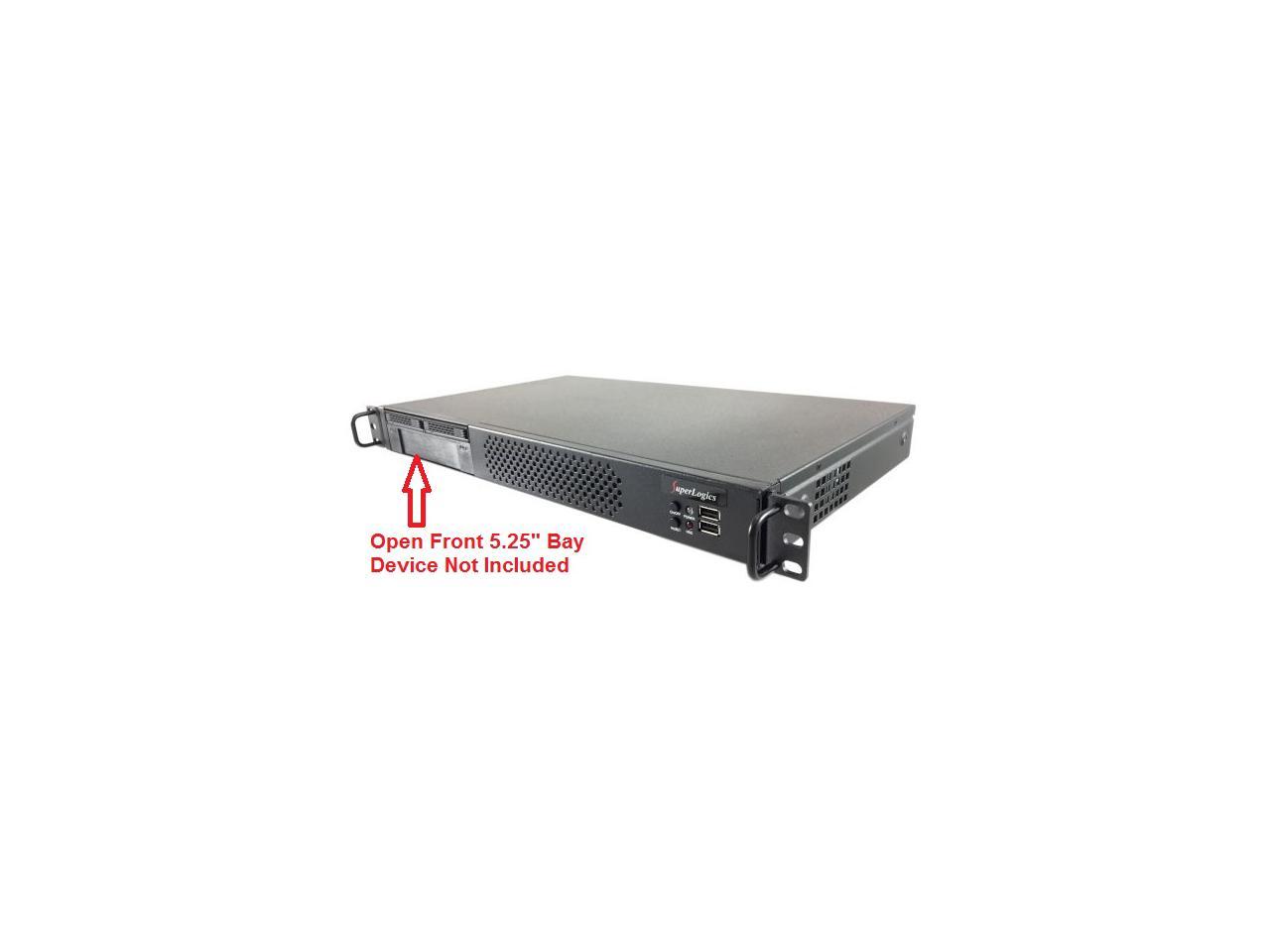 1U Short Depth ITX Rackmount Case with Front 5.25