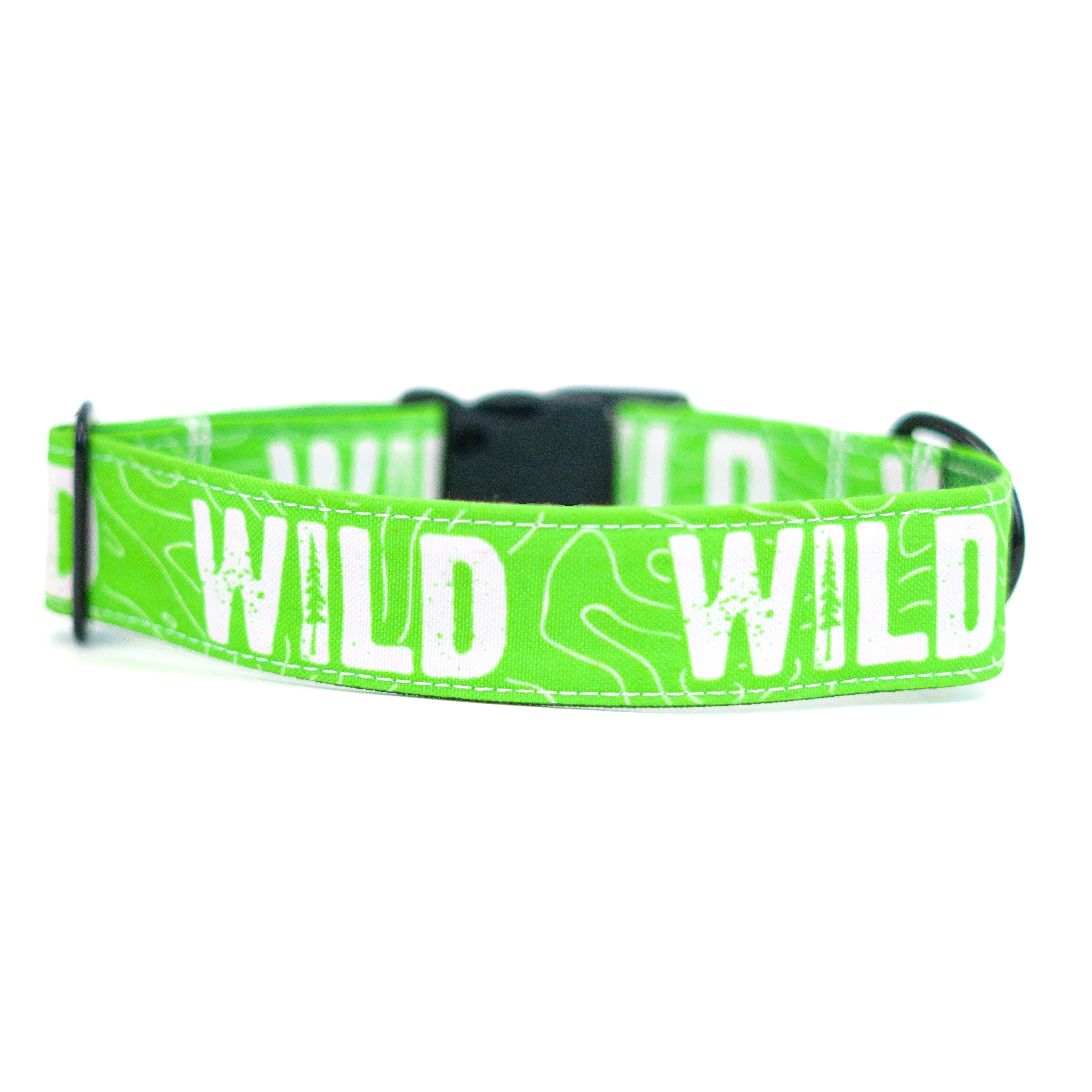 Neon Green Reflective Dog Collar - High Visibility Pet Safety Collar for Night Walks & Outdoor Adventures