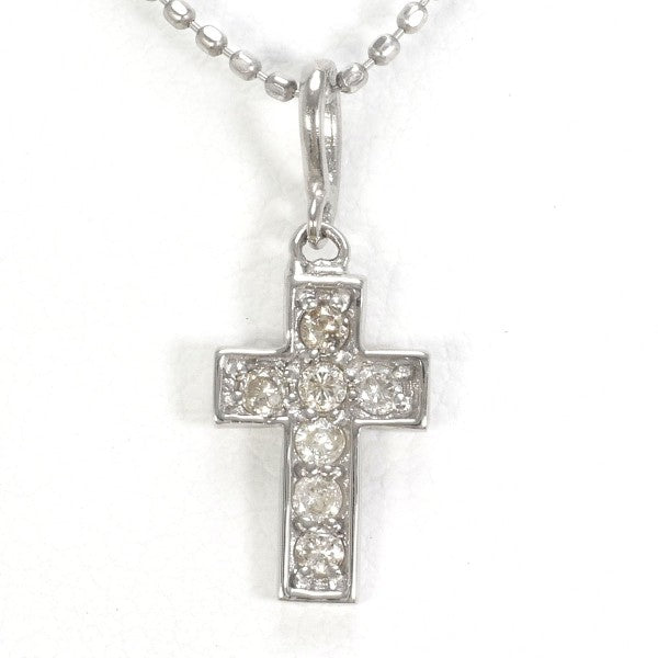 18K White Gold Diamond Necklace for Women - Elegant Pendant Jewelry for Weddings, Anniversaries & Special Occasions