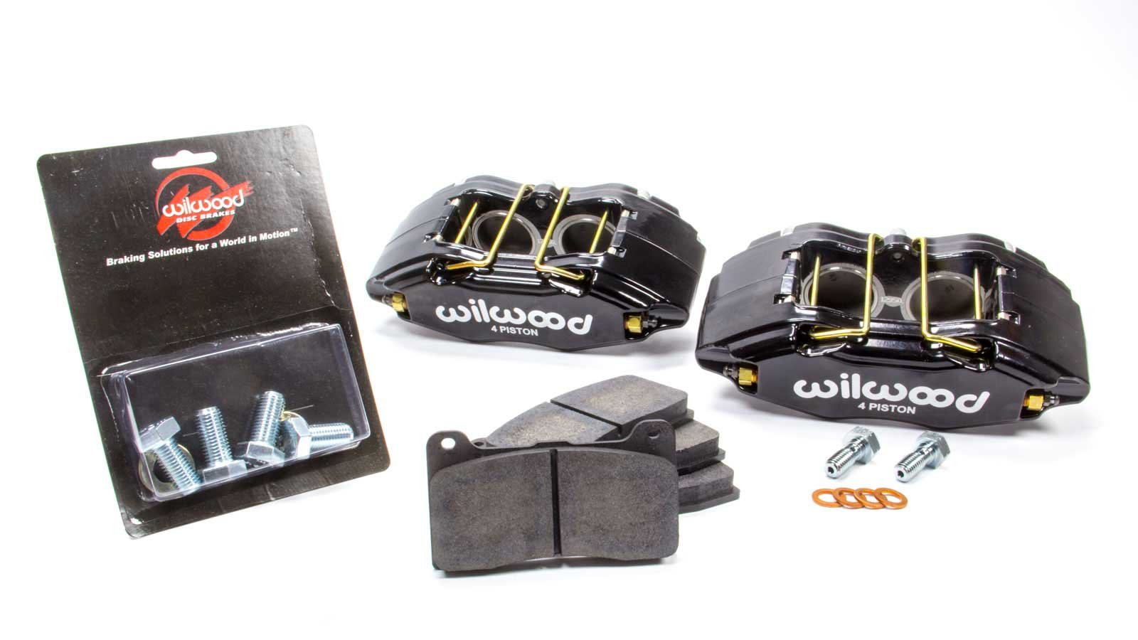 Wilwood 140-13029 Front Brake Caliper and Pad Kit - Black - High Performance Braking System for Cars, Trucks & SUVs - Perfect for Racing, Off-Road & Daily Driving