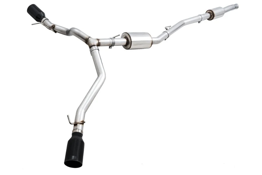 AWE Tread Edition Cat Back Dual Exhaust System with Diamond Black Tips for Jeep Gladiator JT 3.6L - Enhanced Performance & Aggressive Sound for Off-Road Adventures