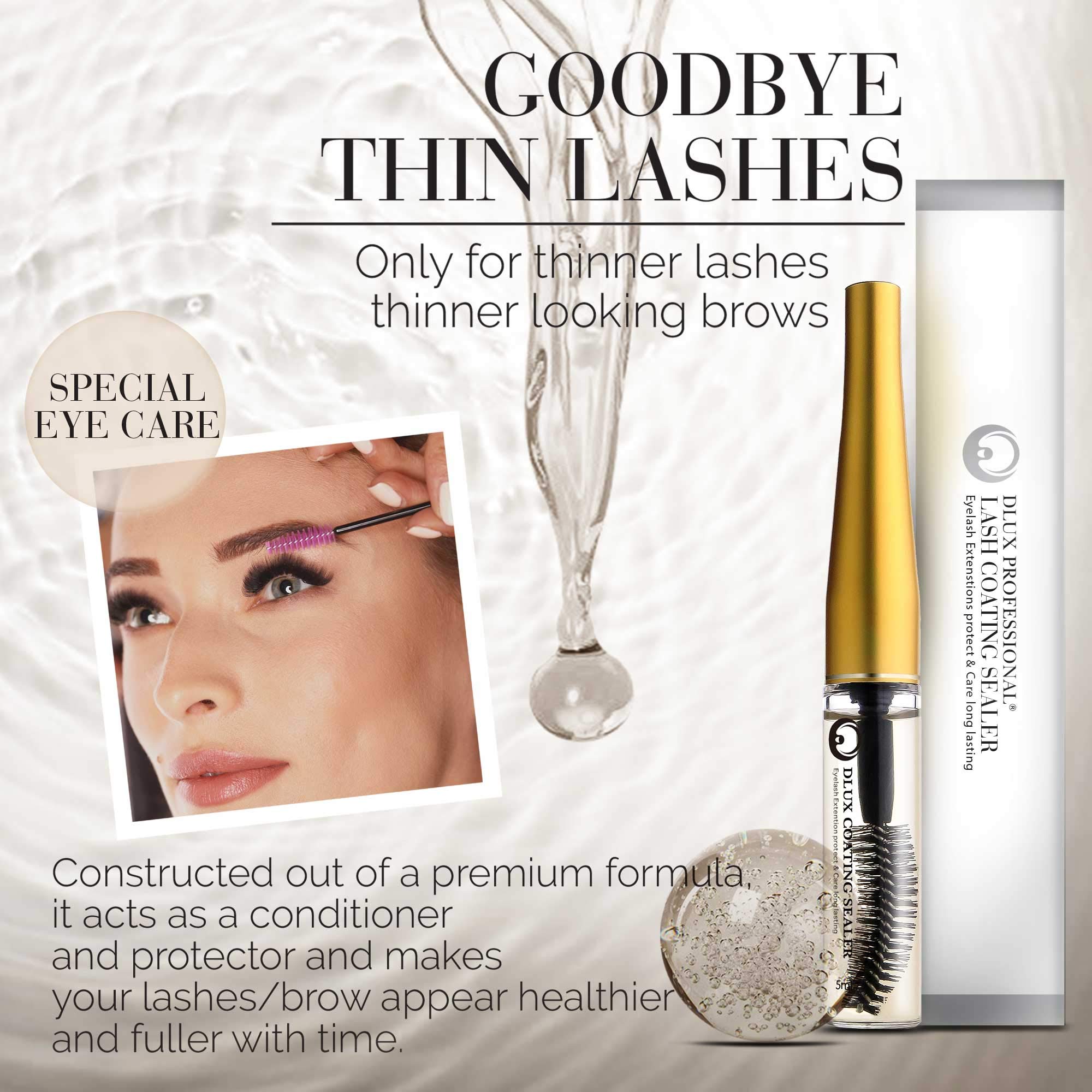 Long-Lasting Eyelash Extension Sealant - DIY Lash Sealer for Cluster Lashes & Extensions, 2-Week Hold | Perfect for Salon Professionals & At-Home Lash Enthusiasts