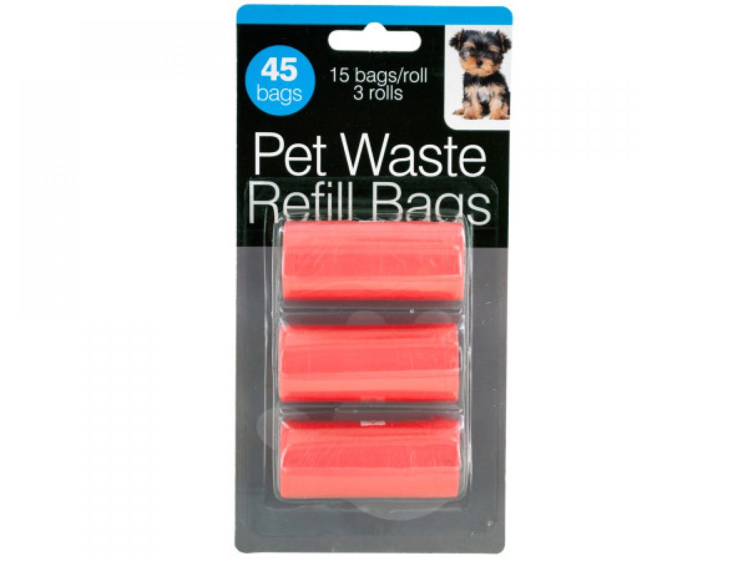 Bulk Pet Waste Refill Bags - 96 Count Biodegradable Dog Poop Bags for Cleanup | Durable & Leak-Proof | Perfect for Walks, Parks & Backyard Use