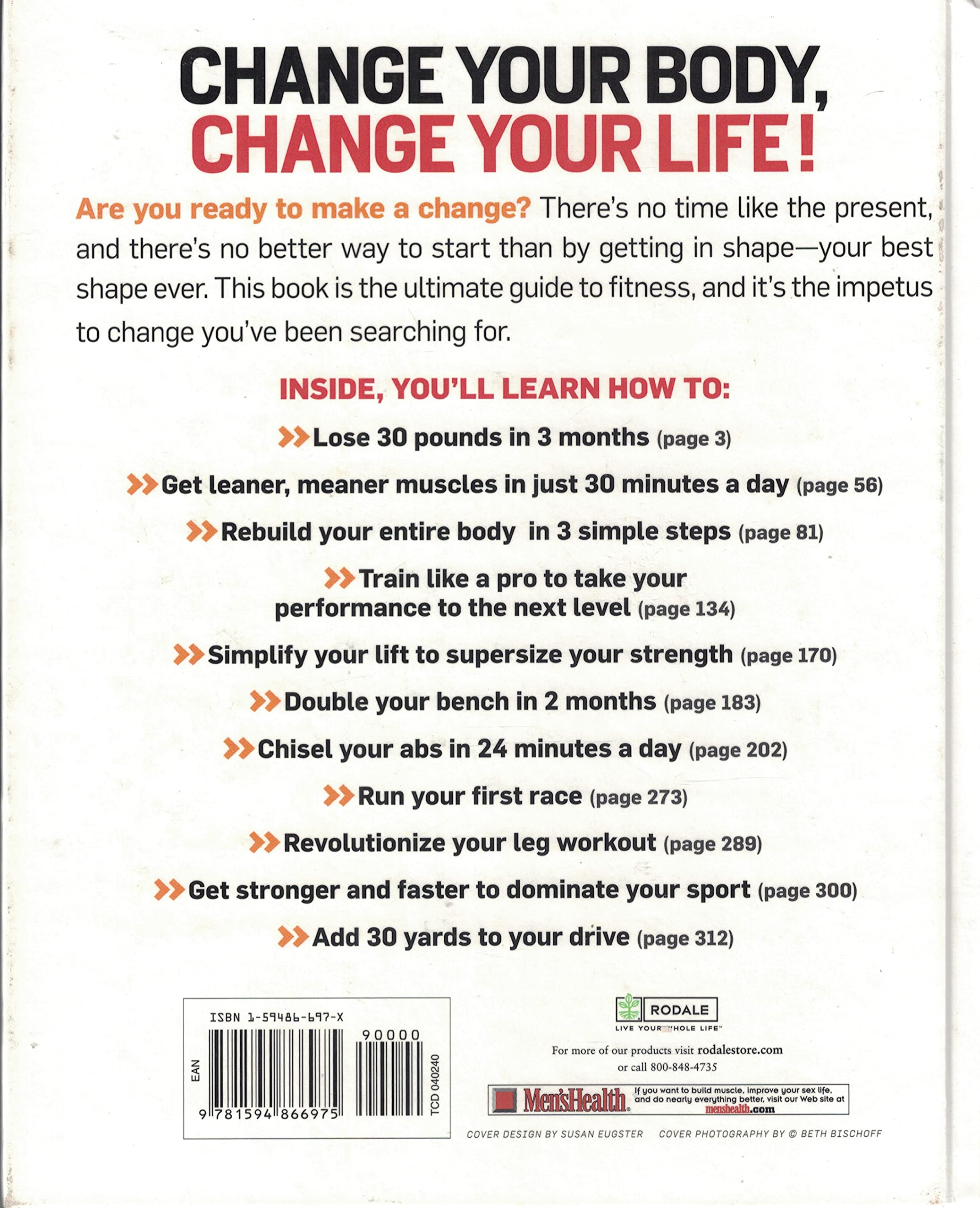 Men's Health Total Fitness Guide 2008 - Ultimate Workout & Nutrition Plan for Men | Gym, Home & Outdoor Training