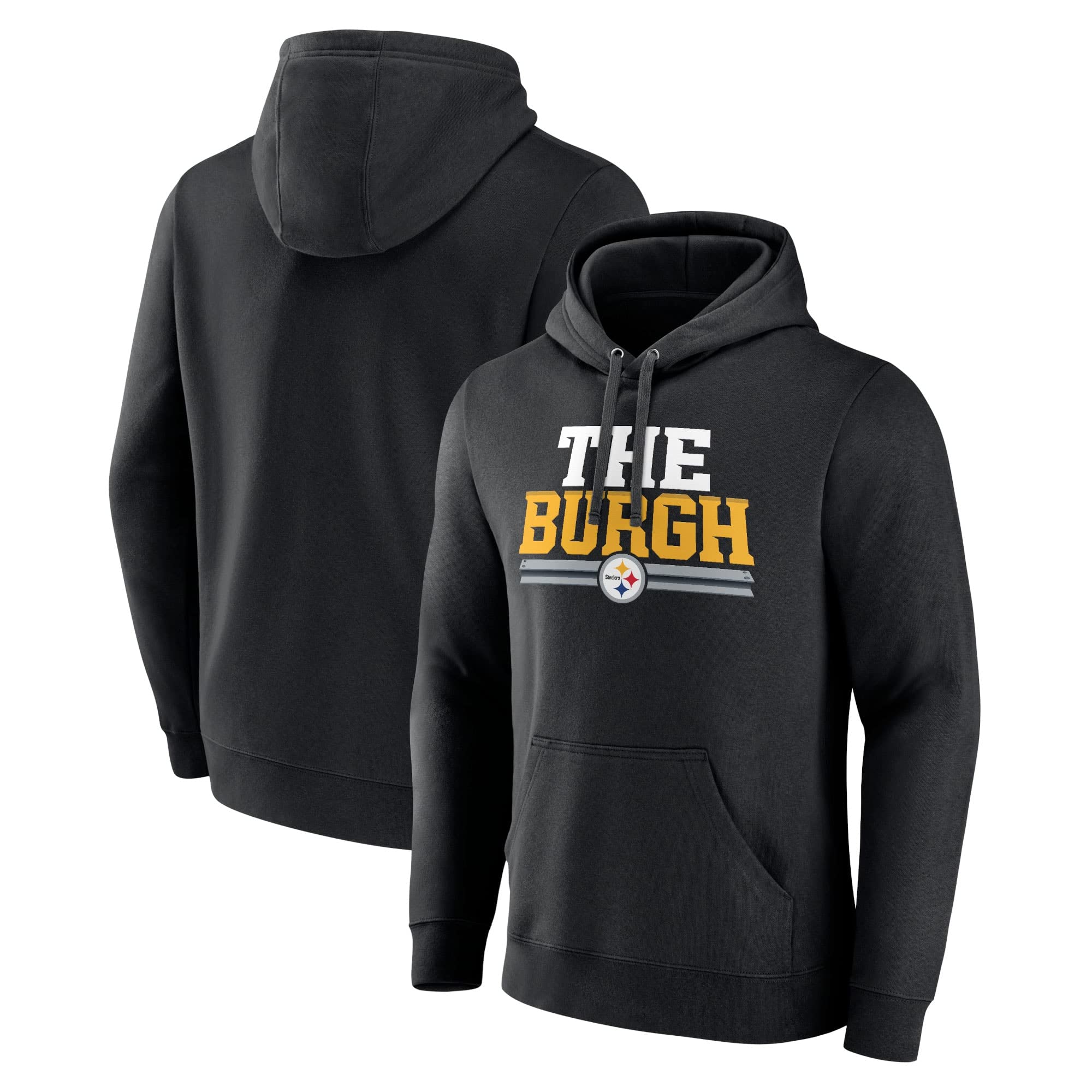 Fanatics Men's College NFL Big & Tall Primary Logo Pullover Hoodie - Comfortable Oversized Sweatshirt for Game Day & Casual Wear