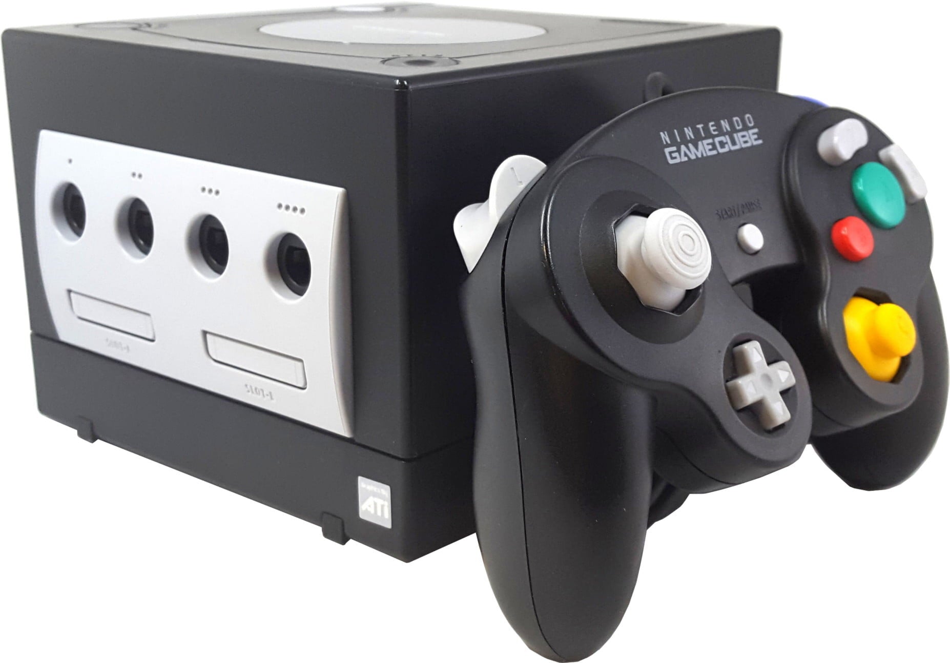 Nintendo GameCube Console - Jet Black | Classic Gaming System for Retro & Modern Play | Perfect for Home Entertainment & Gaming Parties