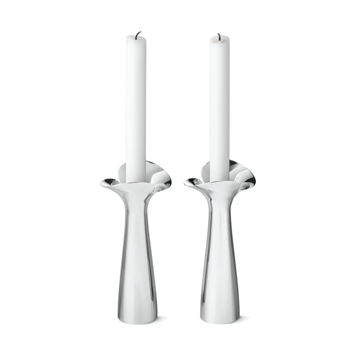 Bloom Botanica Decorative Candle Holders - Set of 2 Elegant Glass Votive Candleholders for Home Decor, Wedding Centerpieces & Romantic Dinner Ambiance