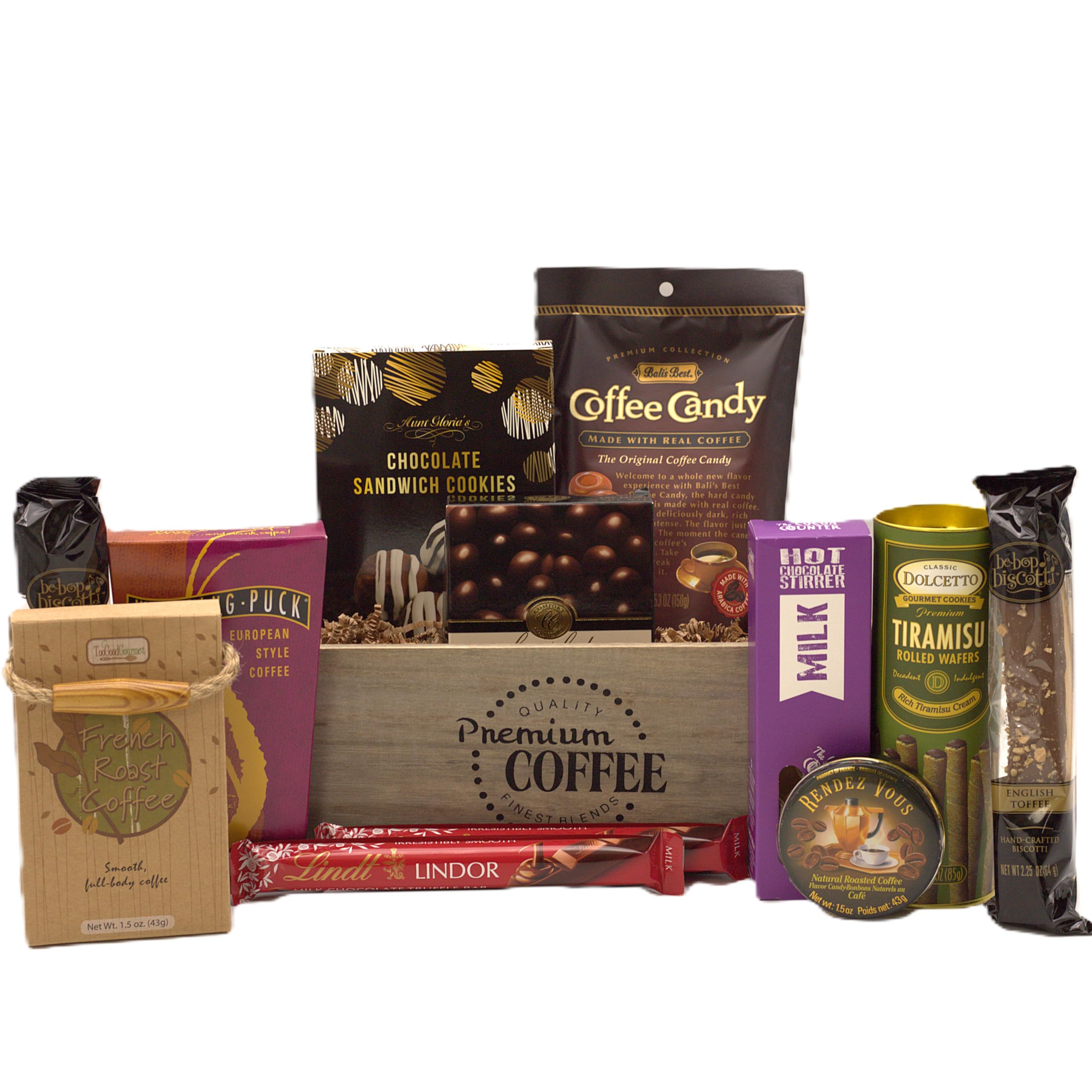 Jingle Java Caffe Gift Basket - Holiday Coffee Lover's Present