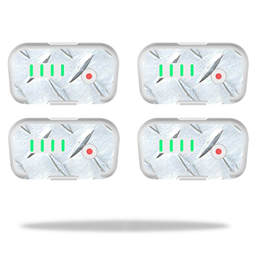 DJI Phantom 3 Battery Skin Wrap (4-Pack) - Diamond Plate Protective Cover Sticker for DJI Phantom 3 Drone Batteries | Durable Protection & Custom Style for Outdoor Aerial Photography