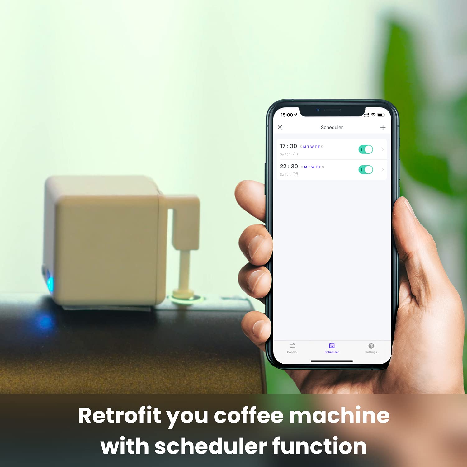 Smart Switch Button Pusher - Wireless App & Timer Control, No Wiring Bluetooth Fingerbot for Light Switch, Doorbell, Coffee Maker, Fan - Works with Alexa & Google Home (White) | Perfect for Smart Homes, Office Automation & Hands-Free Control