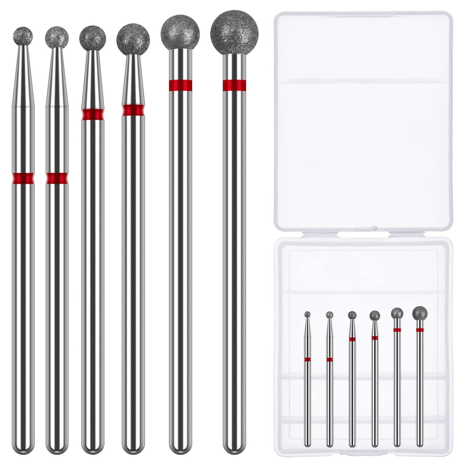 Flame Cuticle Clean Drill Bit for Electric Nail File Machine - 3/32