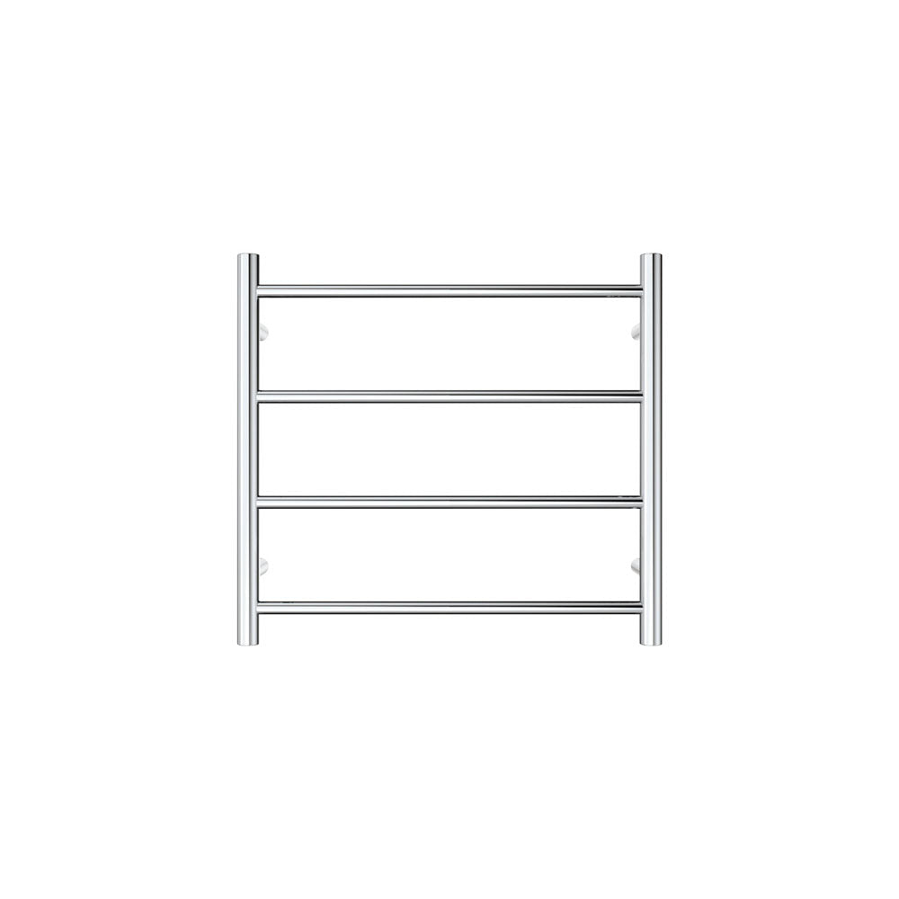 Fienza 8276055 Isabella Heated Towel Rail - 600 x 550mm Chrome Bathroom Towel Warmer for Spa, Luxury Hotels & Cozy Home Use