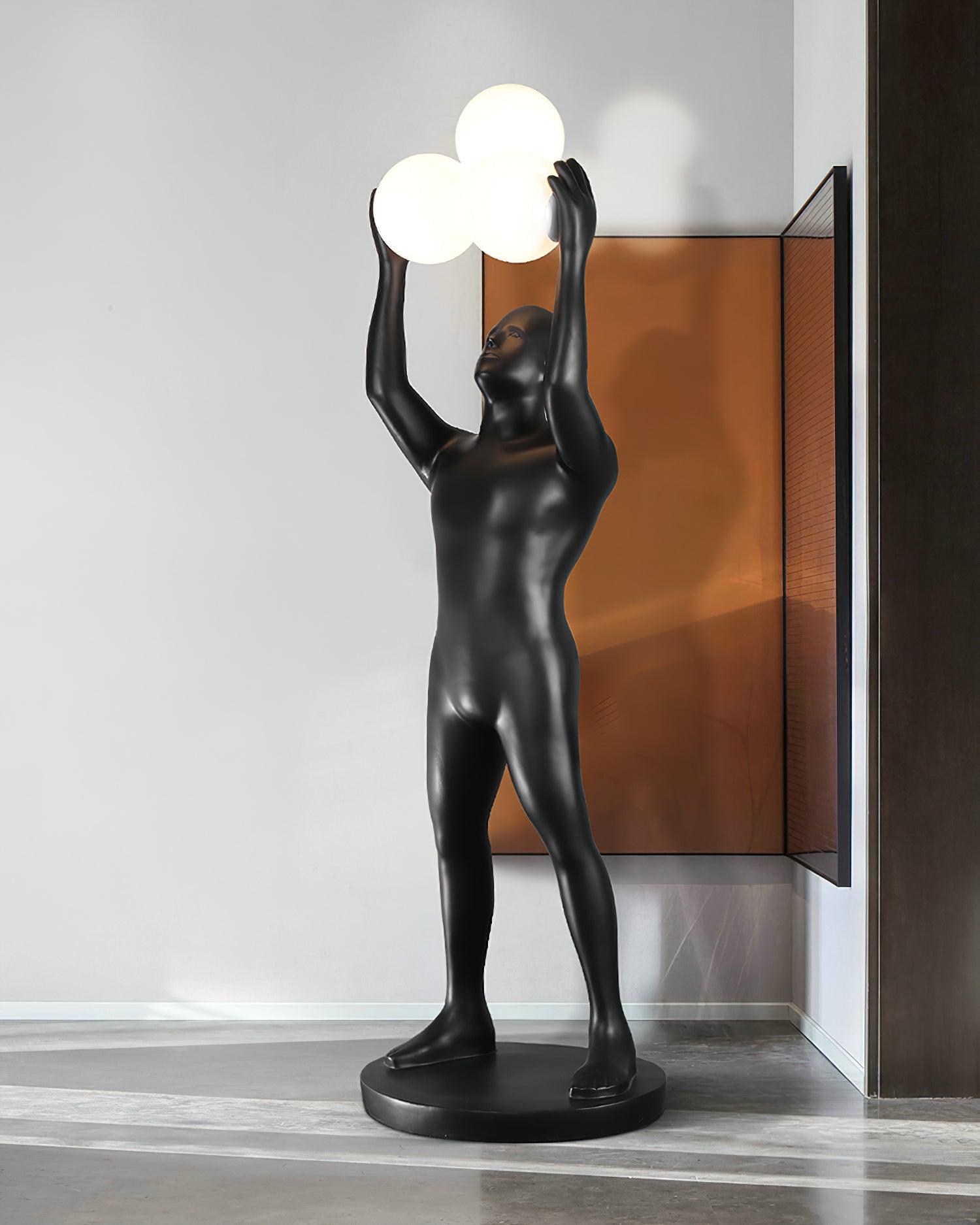 Anissa Modern Sculpture Floor Lamp - Elegant Home Decor for Living Room, Bedroom & Office - Adjustable Height & Warm LED Lighting