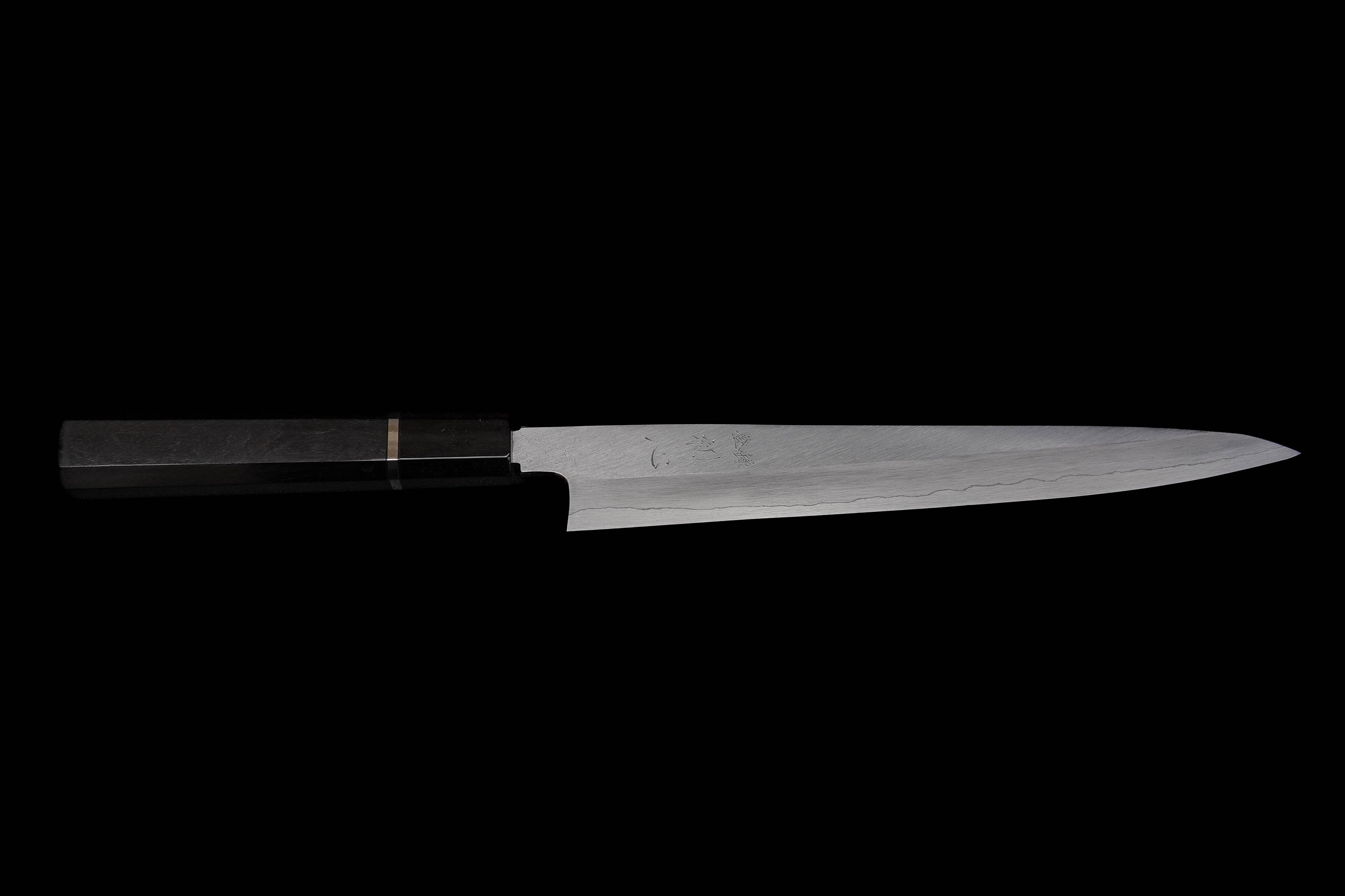 Premium Nakagawa Silver #3 240mm Sujihiki Japanese Slicing Knife with Deluxe Handle - Perfect for Sushi, Sashimi & Meat Carving