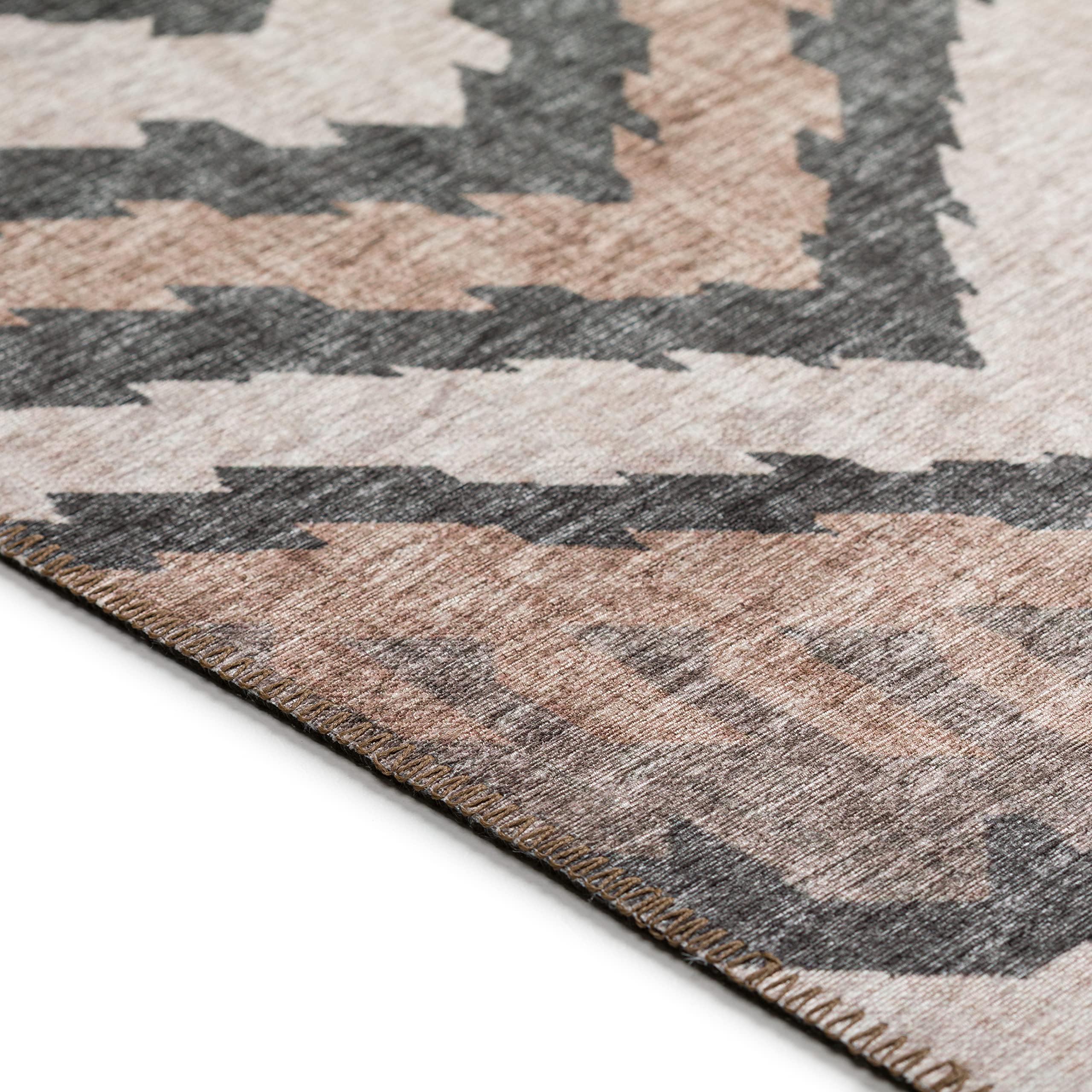 Addison Rugs Yuma AYU32 Desert 9' x 12' Area Rug - Southwestern Style Handmade Wool Carpet for Living Room, Bedroom & Home Decor