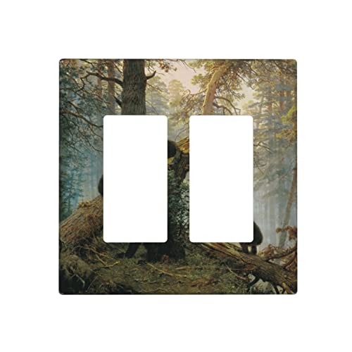 Bears Forest Double Rocker Wall Plate