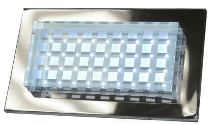 Dabmar P-LED-BOX-65 Cast Aluminum LED Light Box for Concrete Pour - Black | Waterproof Outdoor Lighting for Driveways, Walkways & Staircases