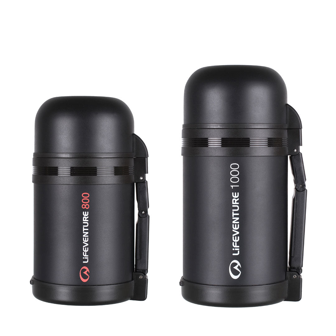 Lifeventure TiV Wide Mouth Vacuum Flask - 18/8 Stainless Steel Insulated Water Bottle for Hot & Cold Drinks - Perfect for Hiking, Camping, Travel & Outdoor Adventures