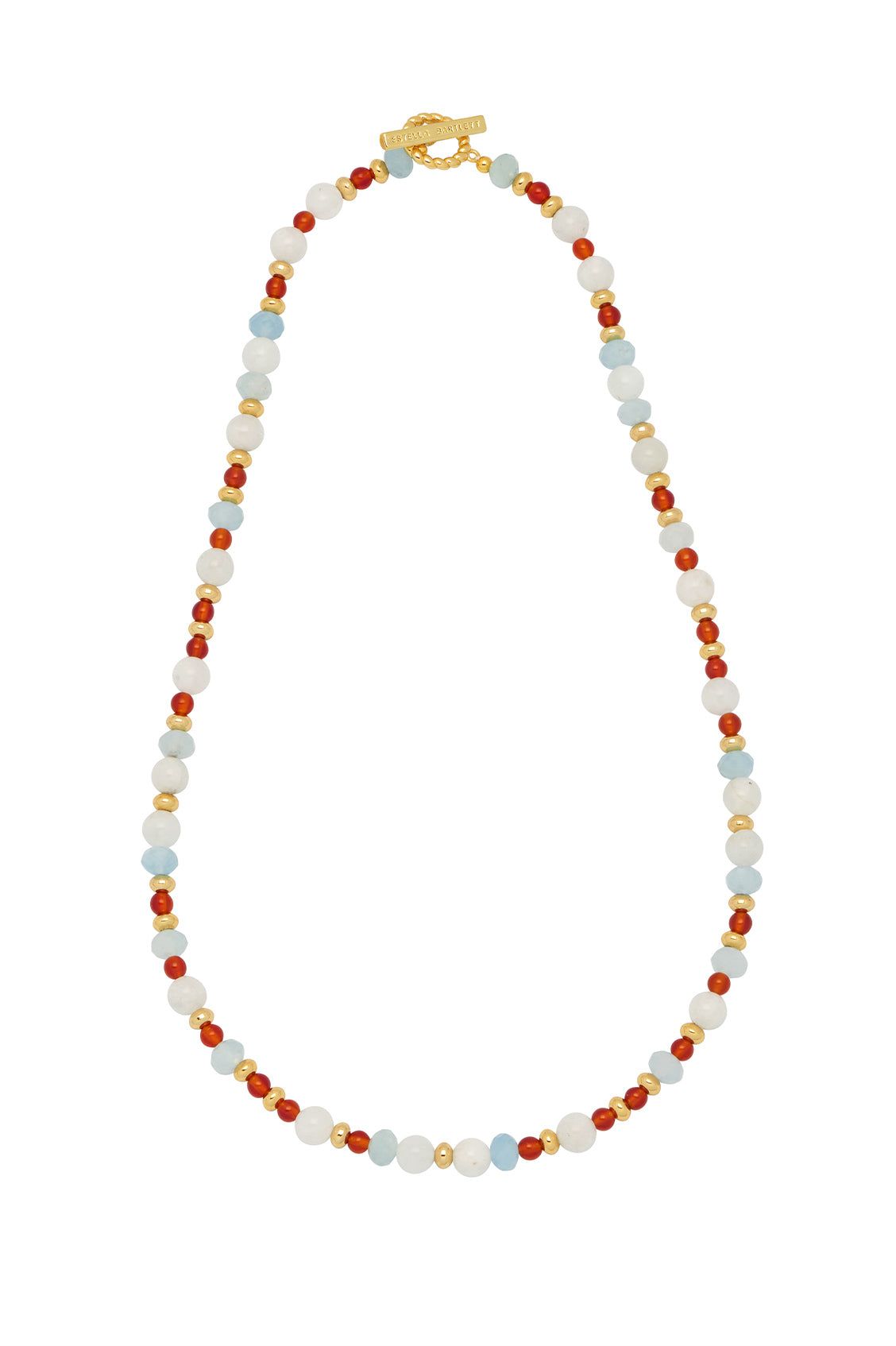 Elegant Gemstone T Bar Necklace for Women - Dainty Gold & Silver Layering Jewelry - Perfect for Everyday Wear, Date Nights & Gifts