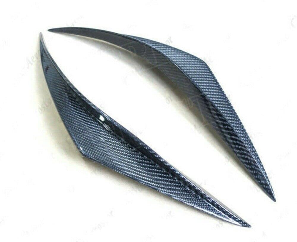 Carbon Fiber Front Bumper Canards Splitter Spoiler for Corvette C7 2014-2018 - High-Performance Aero Upgrade for Racing & Street Style Enhancement