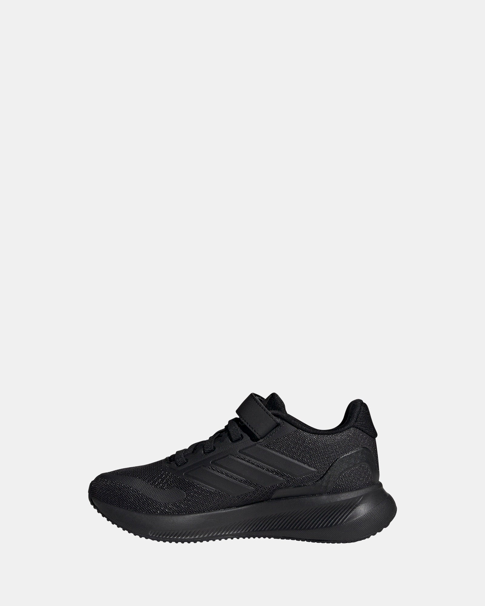 Runfalcon 5 SF EL Black PS B Running Shoes for Men - Lightweight & Breathable Black/Black Sneakers for Jogging, Gym Workouts & Daily Wear